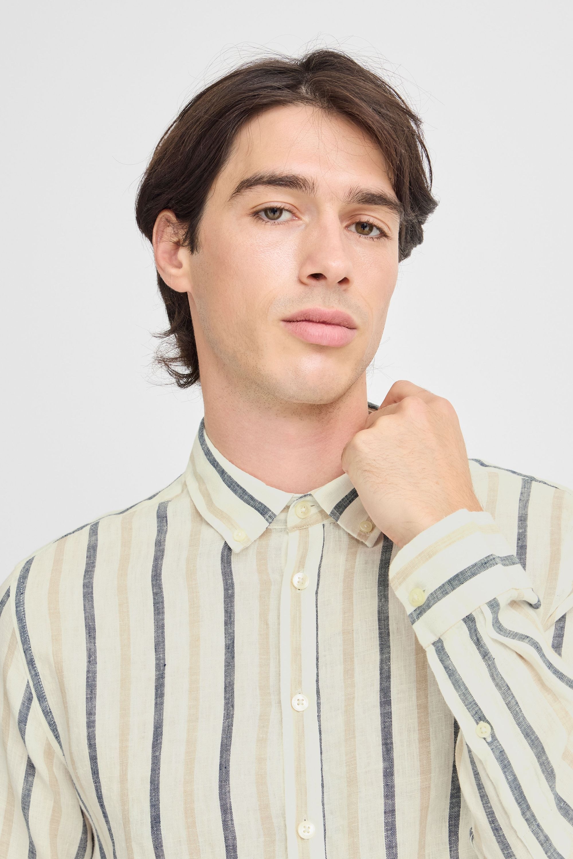 Casual Friday Leinenhemd »Leinenhemd CFDYLAN striped«