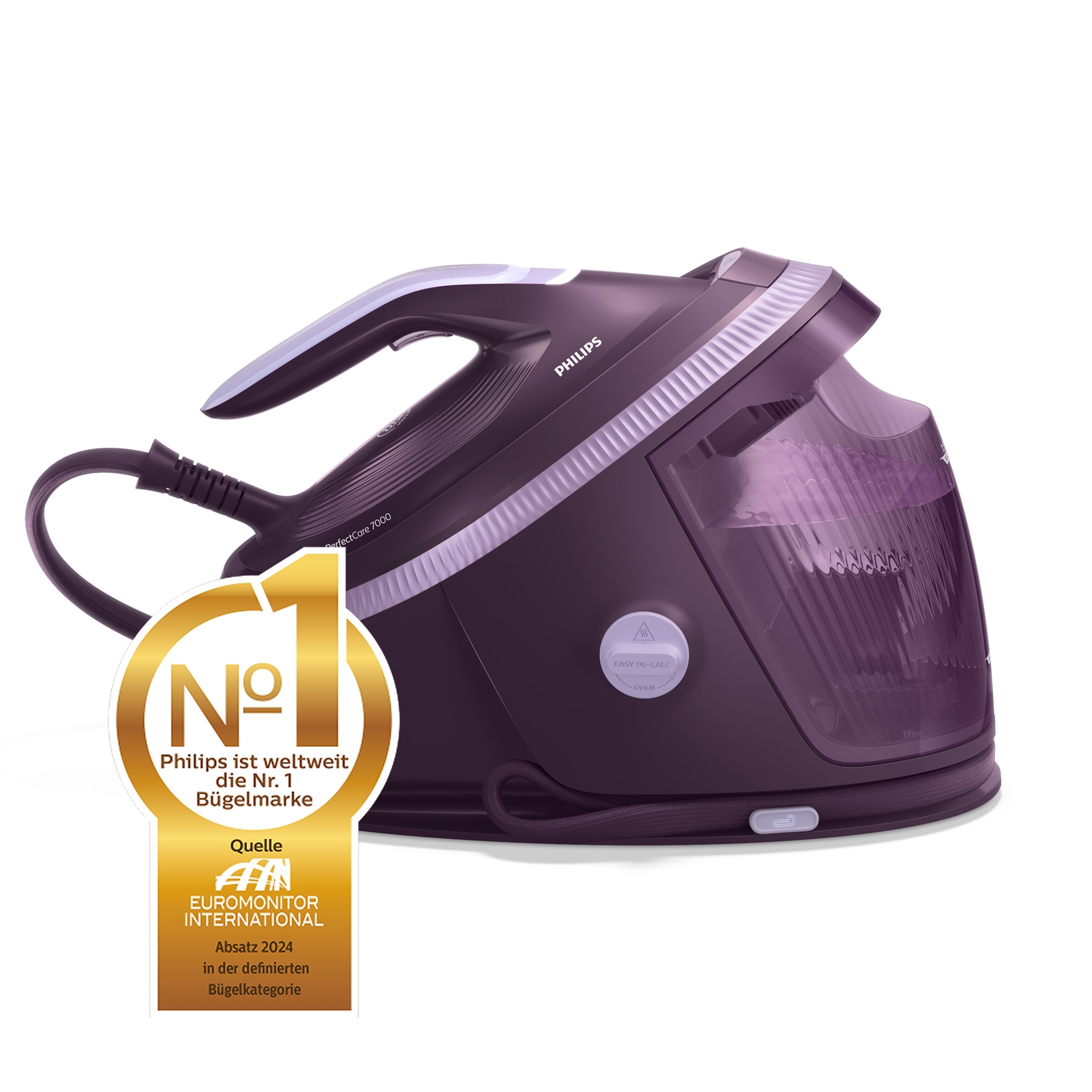 Philips Dampfbügelstation "PerfectCare 7000 Series PSG7200/30, Aubergine" 1 günstig online kaufen