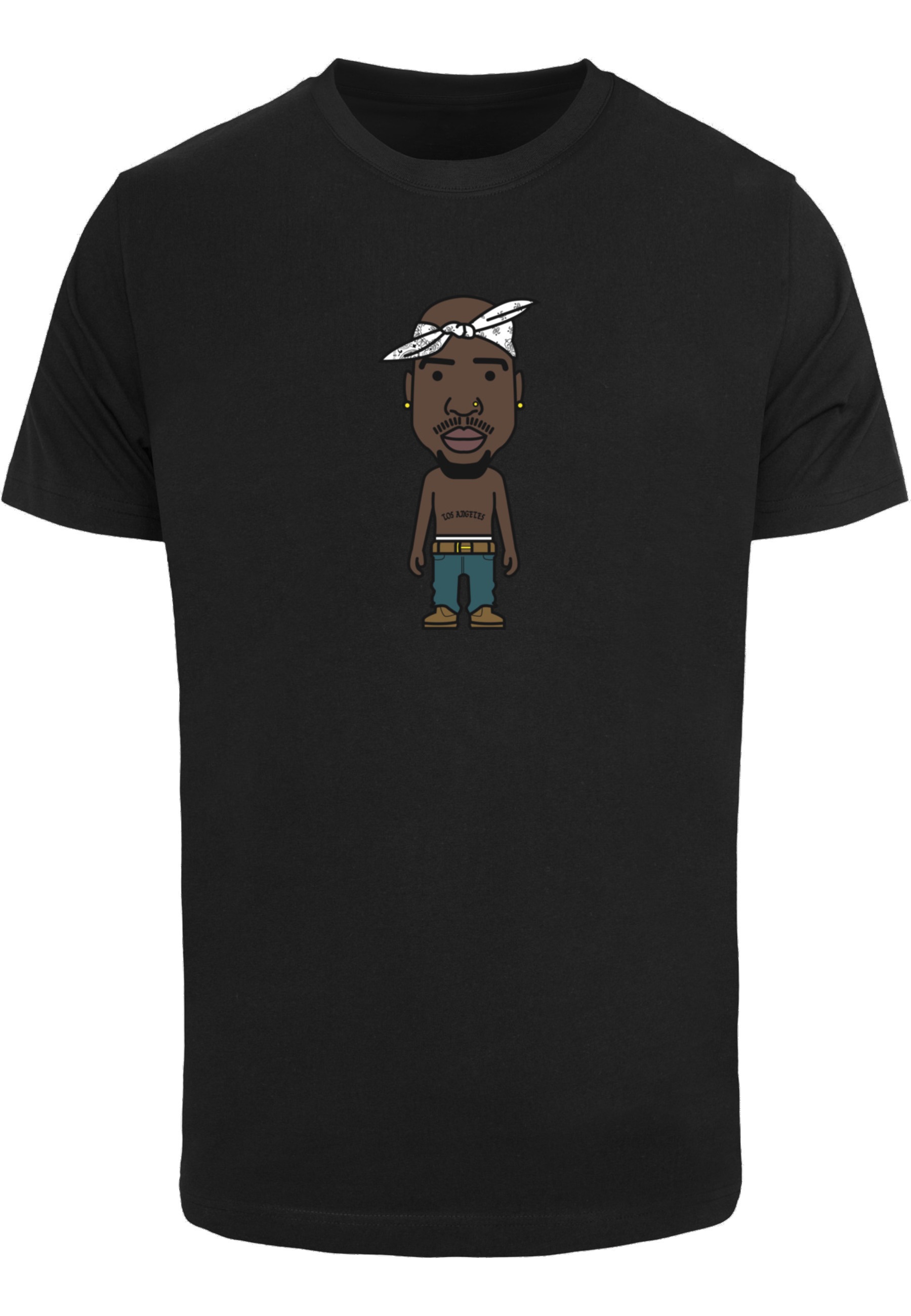 MisterTee Kurzarmshirt "MisterTee Herren LA Sketch Tee" 1 Stk.