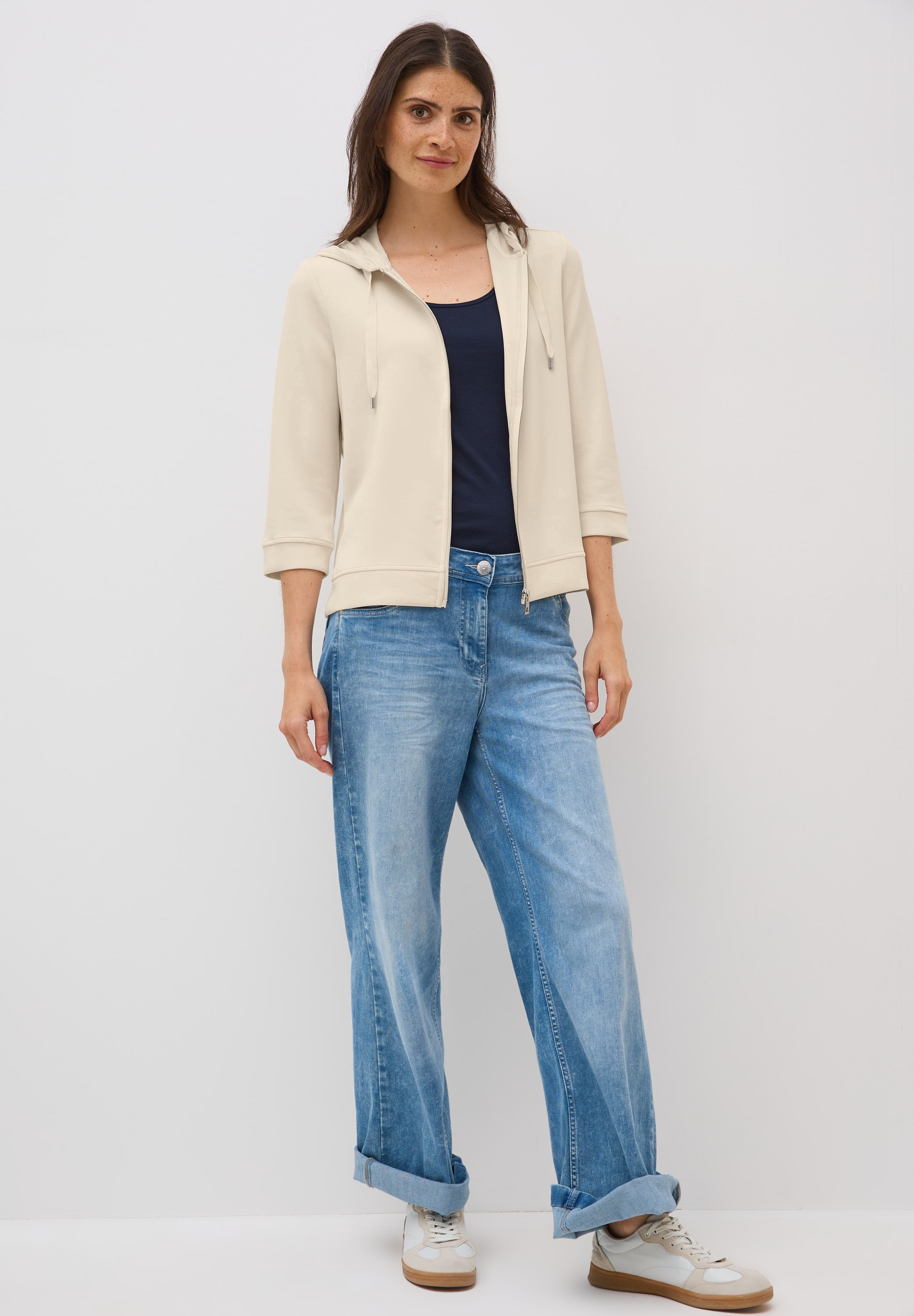 Cecil Cardigan, aus softem Materialmix