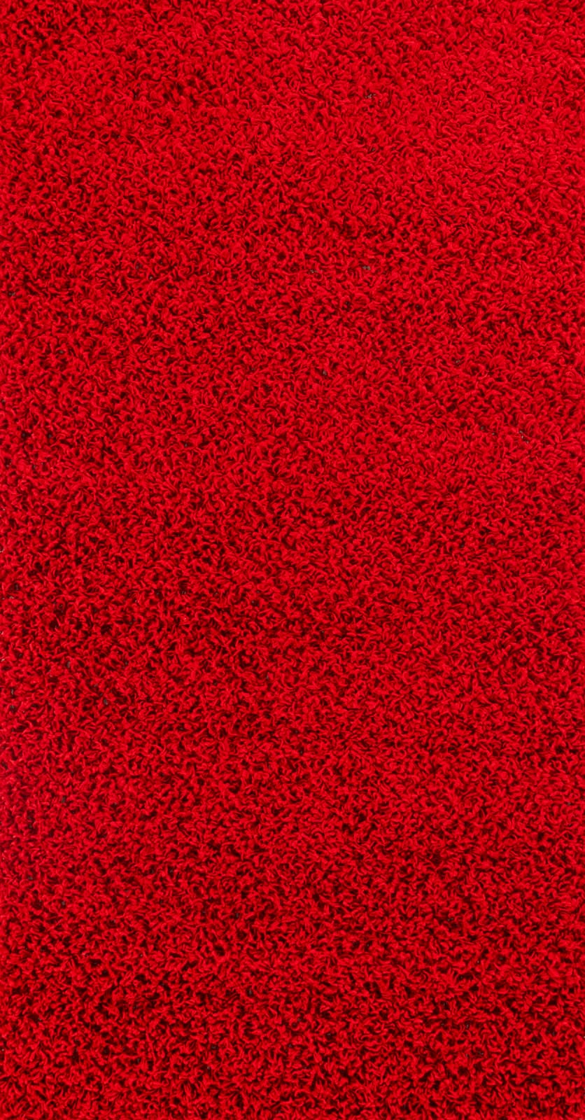 Surya Hochflor-Teppich »UNI CHIC 2309«, rechteckig, Flauschig, Langflor, Weich, Wohnzimmer Flurteppich, Rot