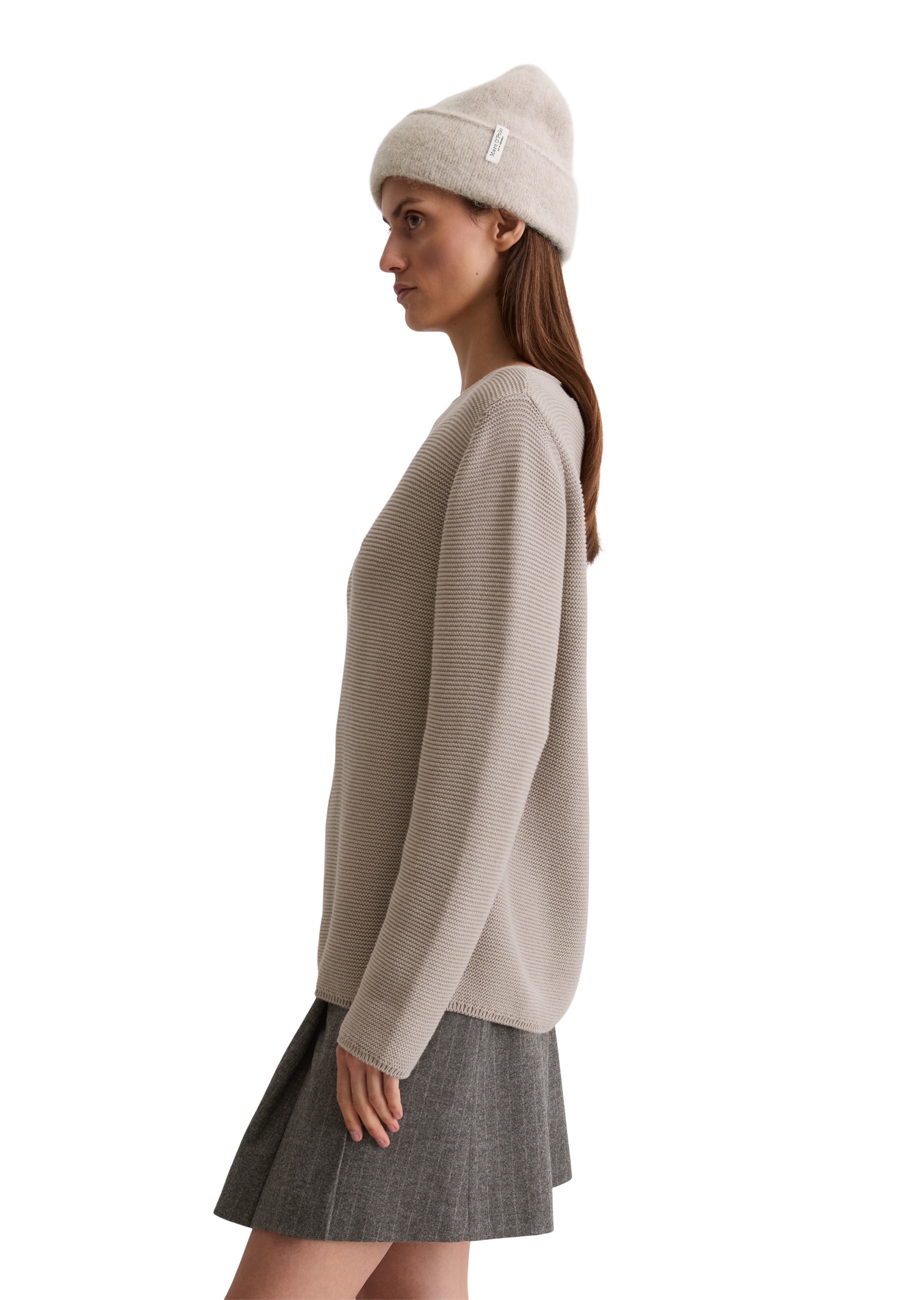 Marc O'Polo Rundhalspullover »aus Organic Cotton«