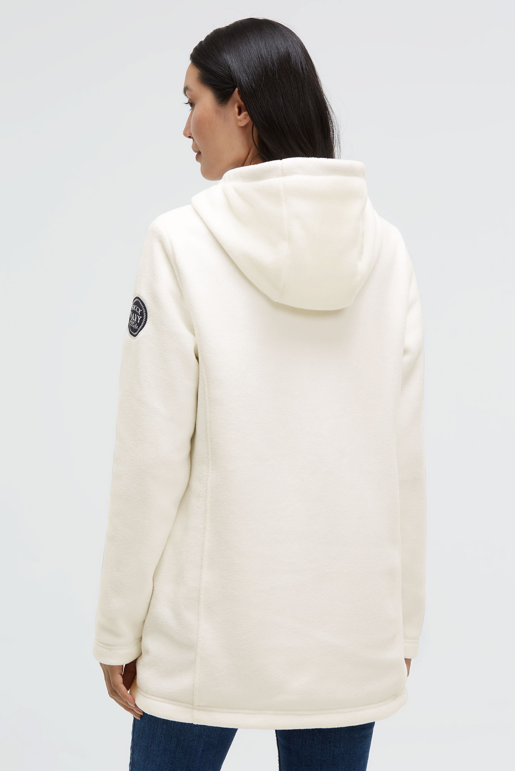 SOCCX Fleecejacke mit Kapuze