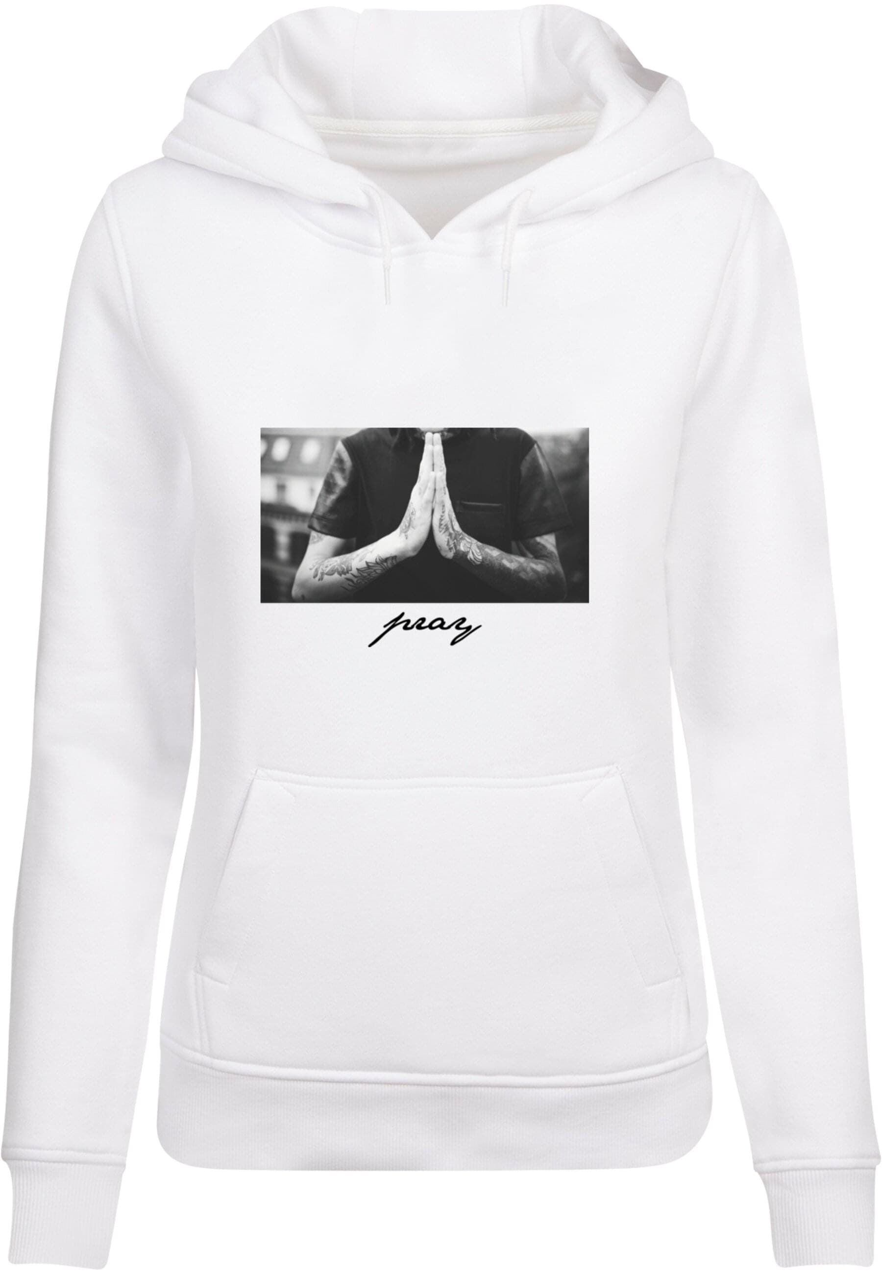 MisterTee Rundhalspullover »MisterTee Damen Ladies Pray Hoody«