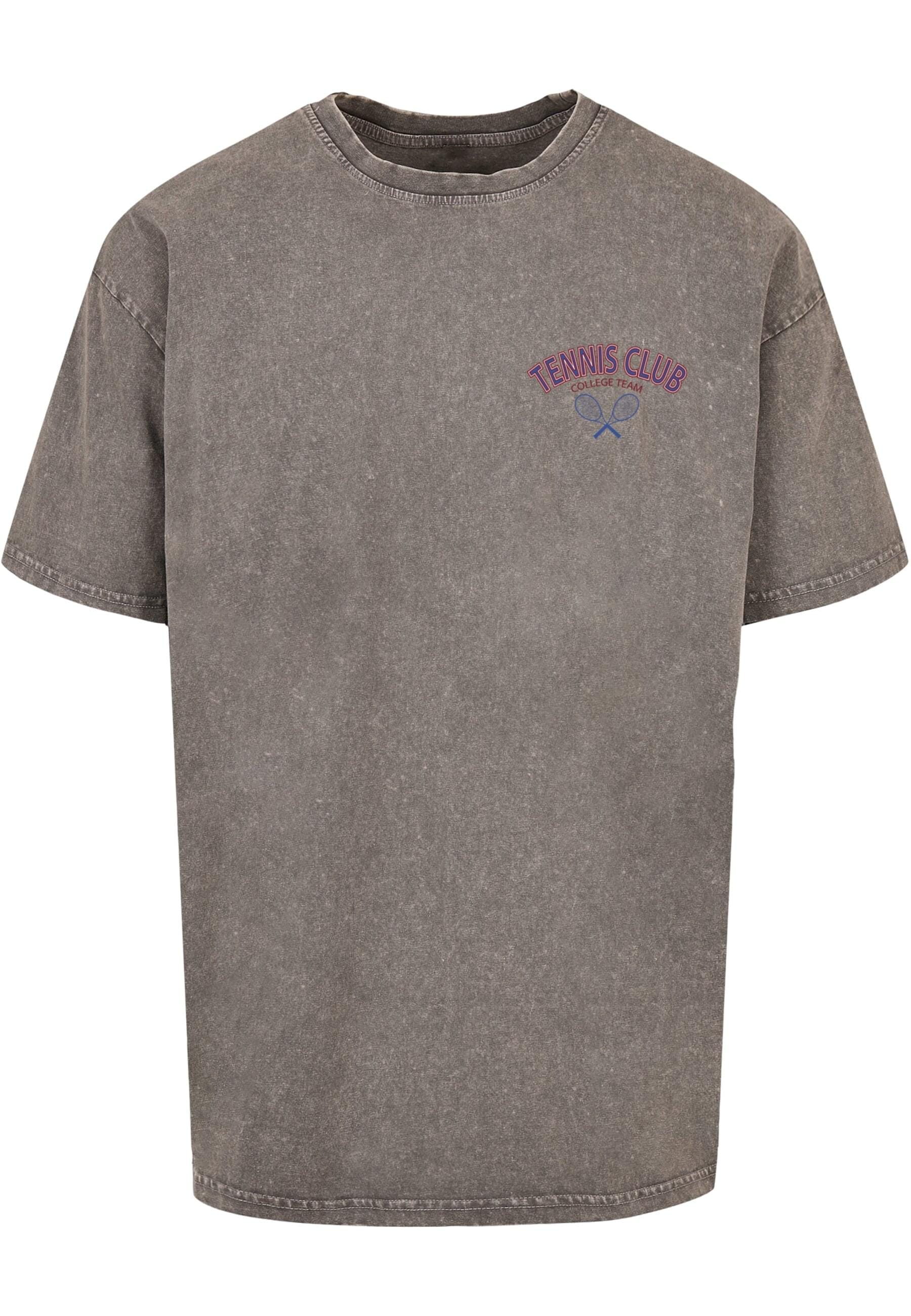 Merchcode T-Shirt "Merchcode Herren College Club Acid Washed Oversized Tee" günstig online kaufen