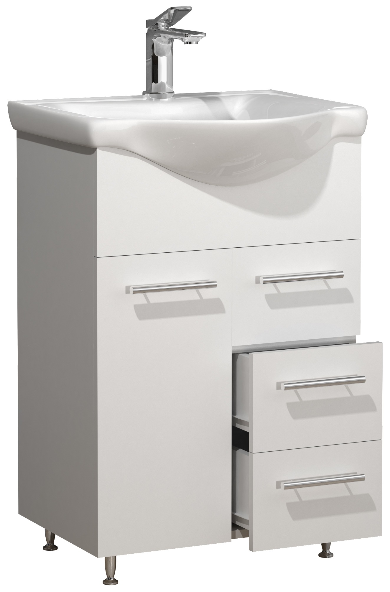 VCM Waschtisch "2-tlg. Waschplatz Waschtisch Schubladen Lisalo L" 2 Stk. tl günstig online kaufen