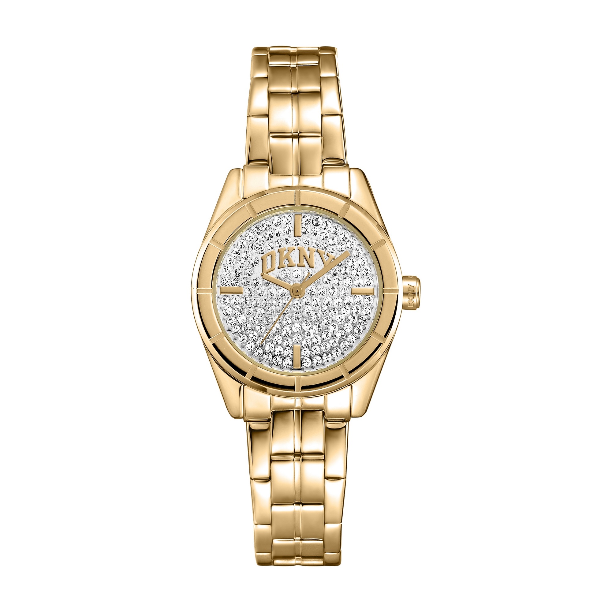 DKNY Quarzuhr »Evening Watch« Armbanduhr, Damenuhr, Edelstahlarmband, Ideal auch als Geschenk