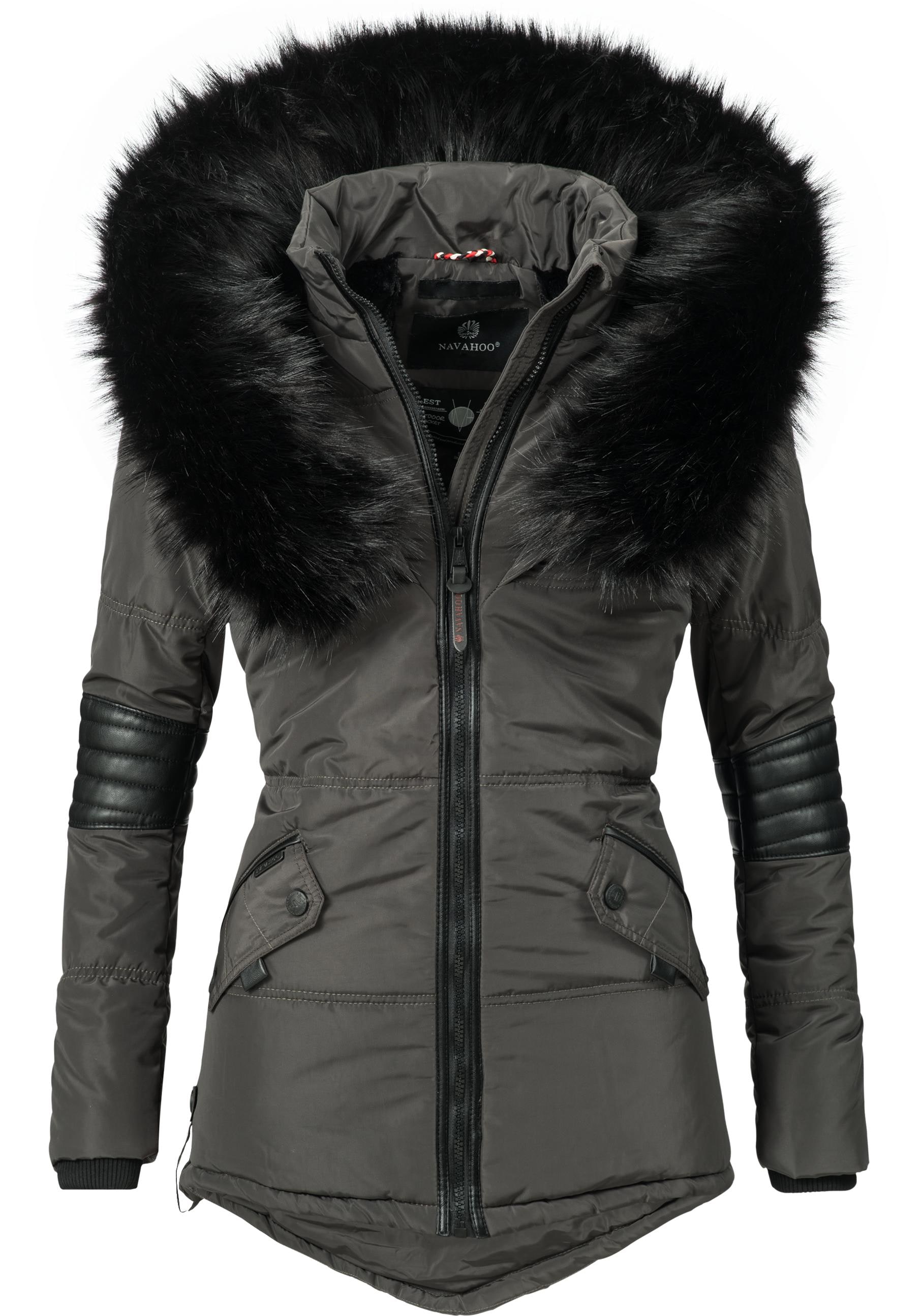 Navahoo Winterjacke »Nirvana« su Kapuze edle S...