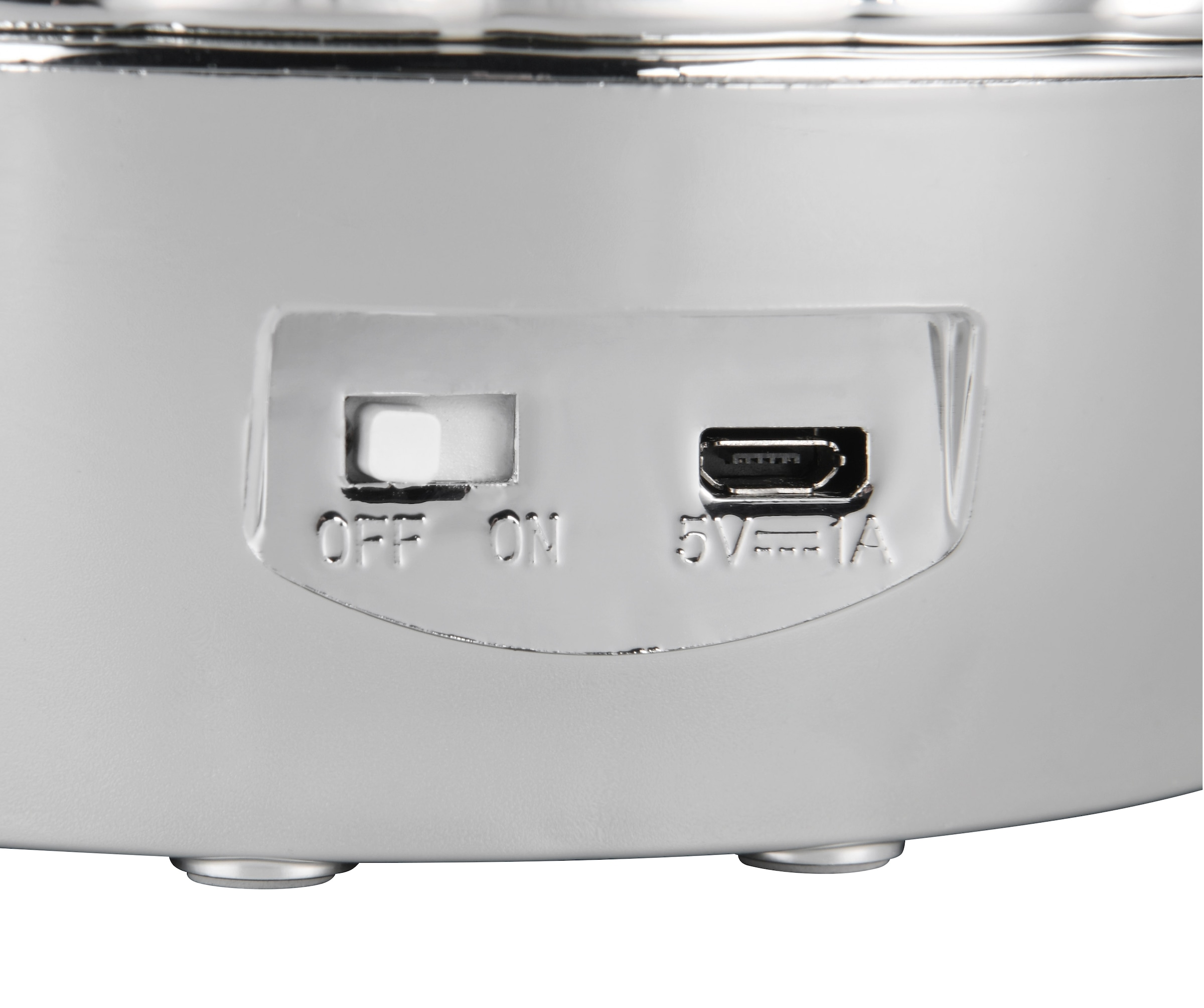 REALITY Leuchten LED Tischleuchte »SHELLY, Deko Tischlampe in Muschelform mit RGB Farbwechsel, 0,8W 15Lm« LED-Board 1 Stk. RGB Muschel Tischlampe mit Glitzerkugel und Farbwechsel inkl USB-Ladekabel