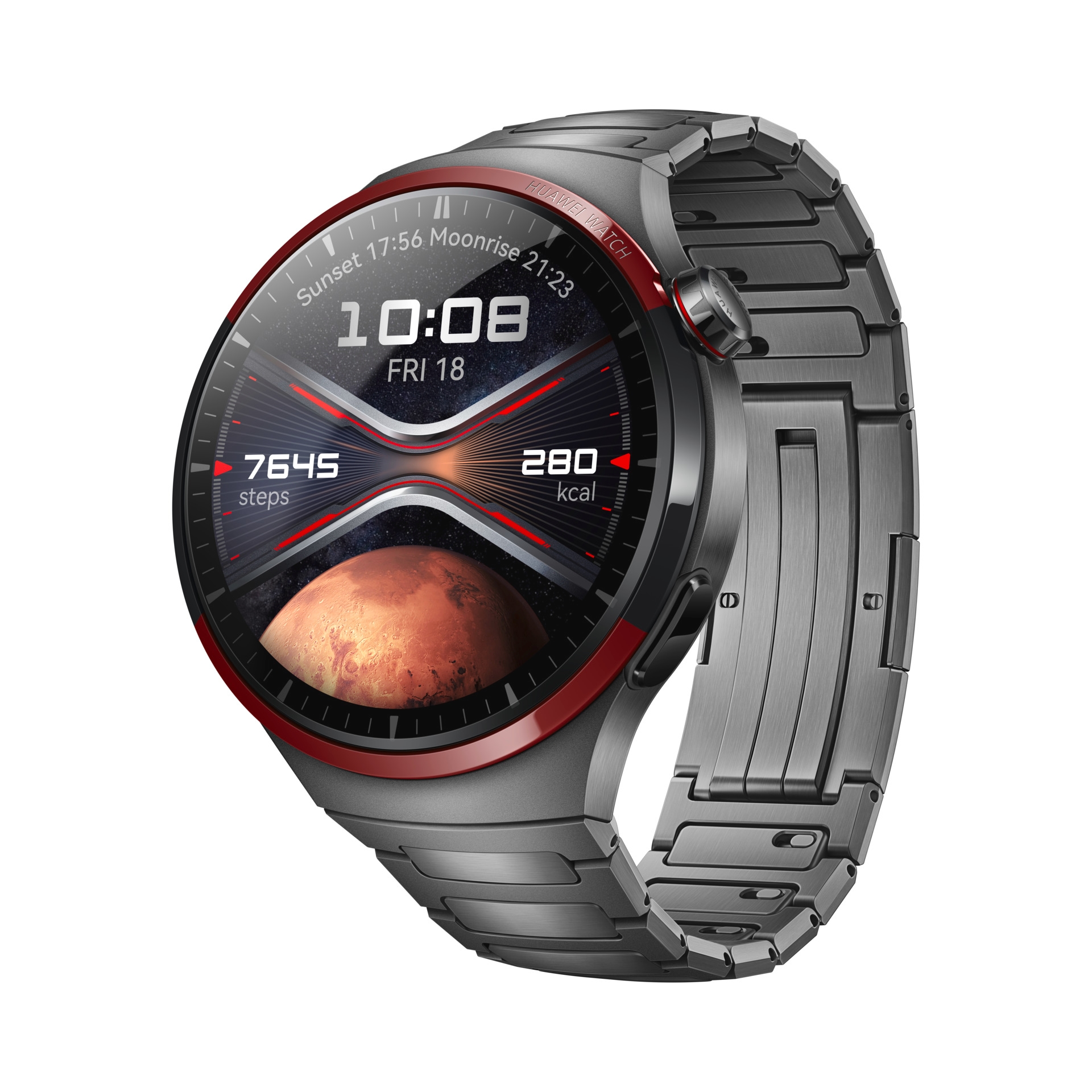Huawei Smartwatch »Watch 4 Pro Space Edition, 3,8 cm (1,5 Zoll) AMOLED-Display«, (Harmony OS eSIM und LTE, SPo2, Sturzerkennung, One Touch Health)