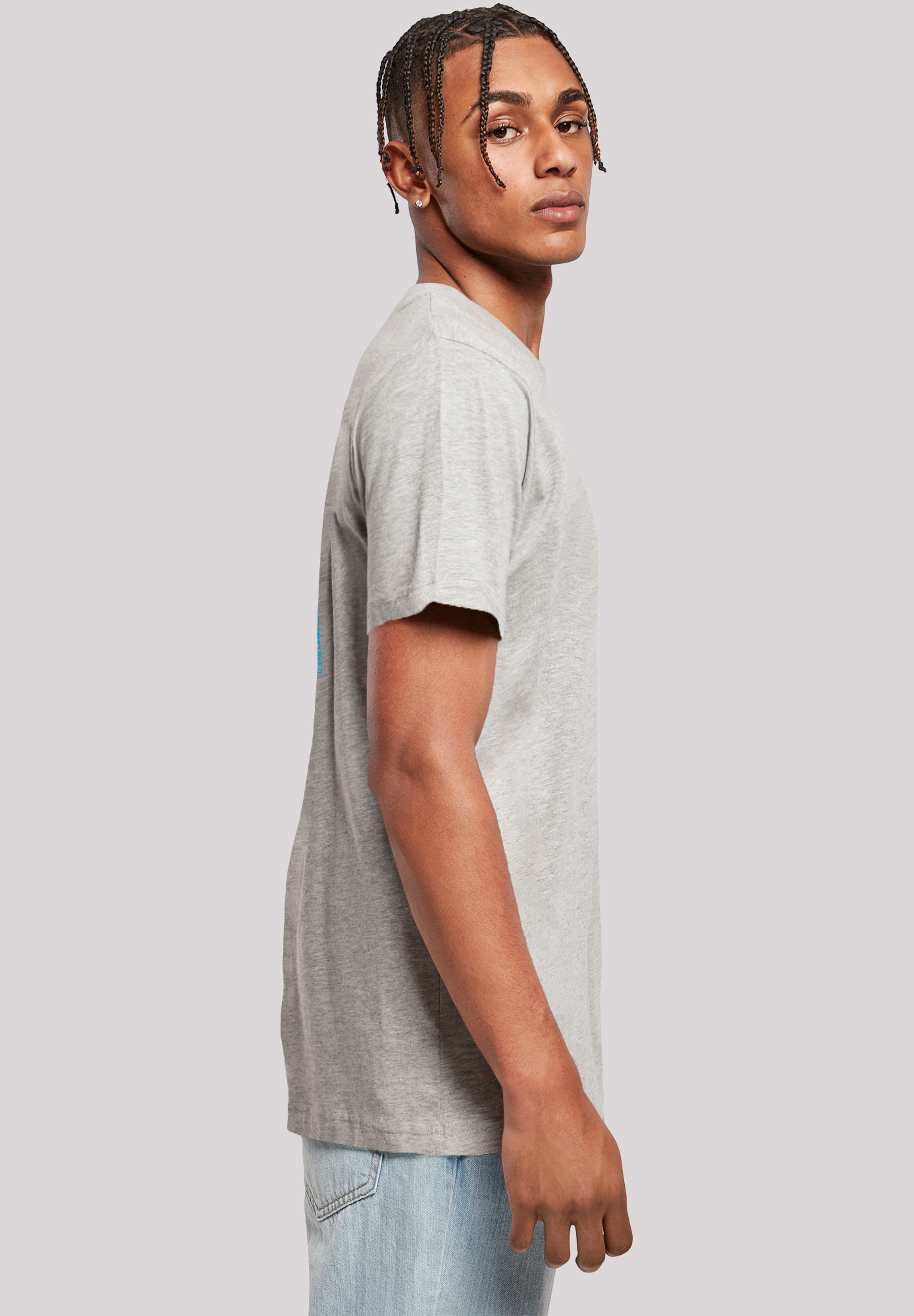 F4NT4STIC T-Shirt »Kanagawa Wave Blue V2«, Premium Qualität