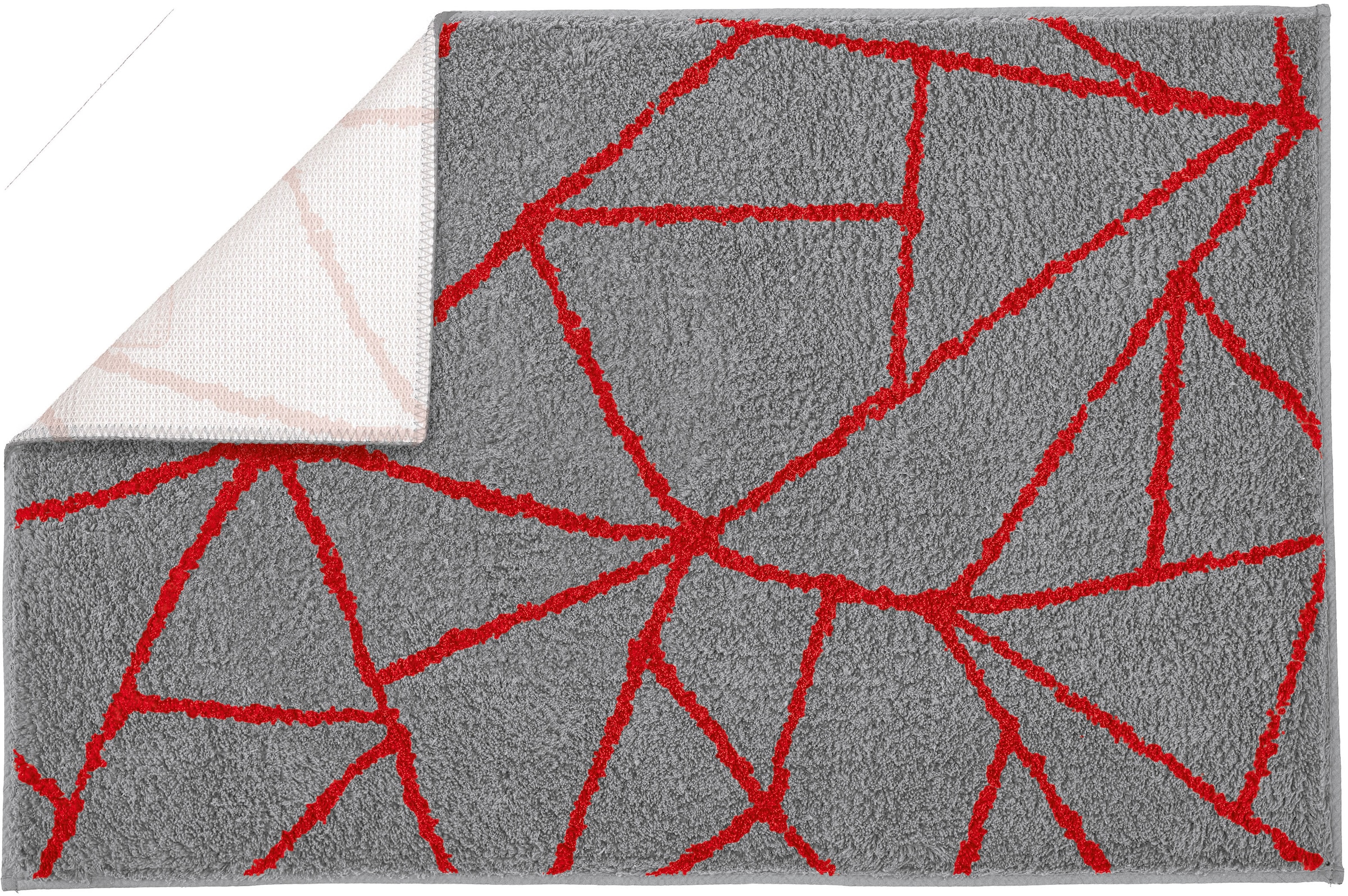 Kleine Wolke Badematte »»Bondi«« Höhe 20 mm rutschhemmend beschichtet fußbodenheizungsgeeignet Badteppich, modernes Design