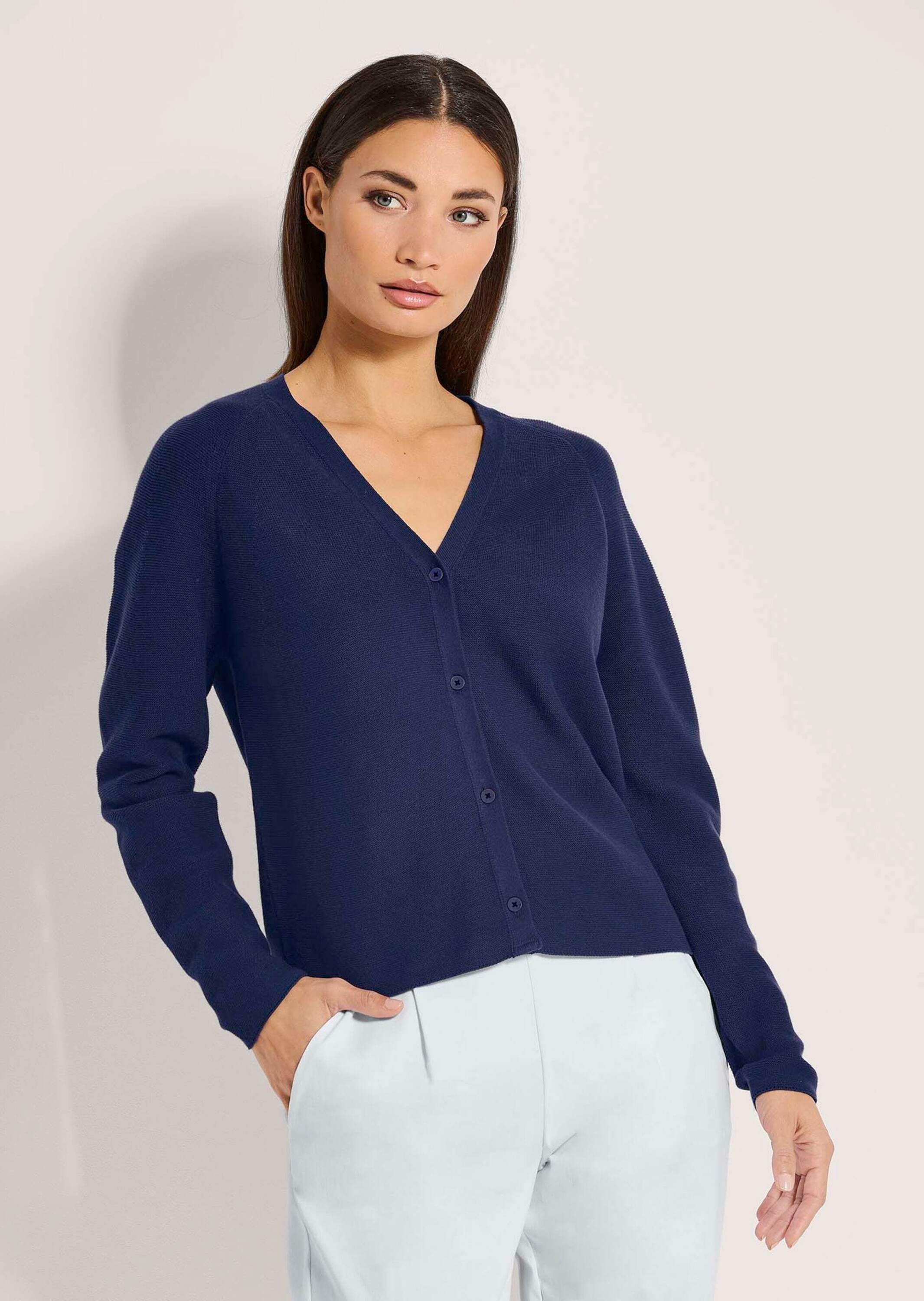 MADELEINE Strickjacke "Strickjacke Strickjacke mit V-Ausschnitt" günstig online kaufen