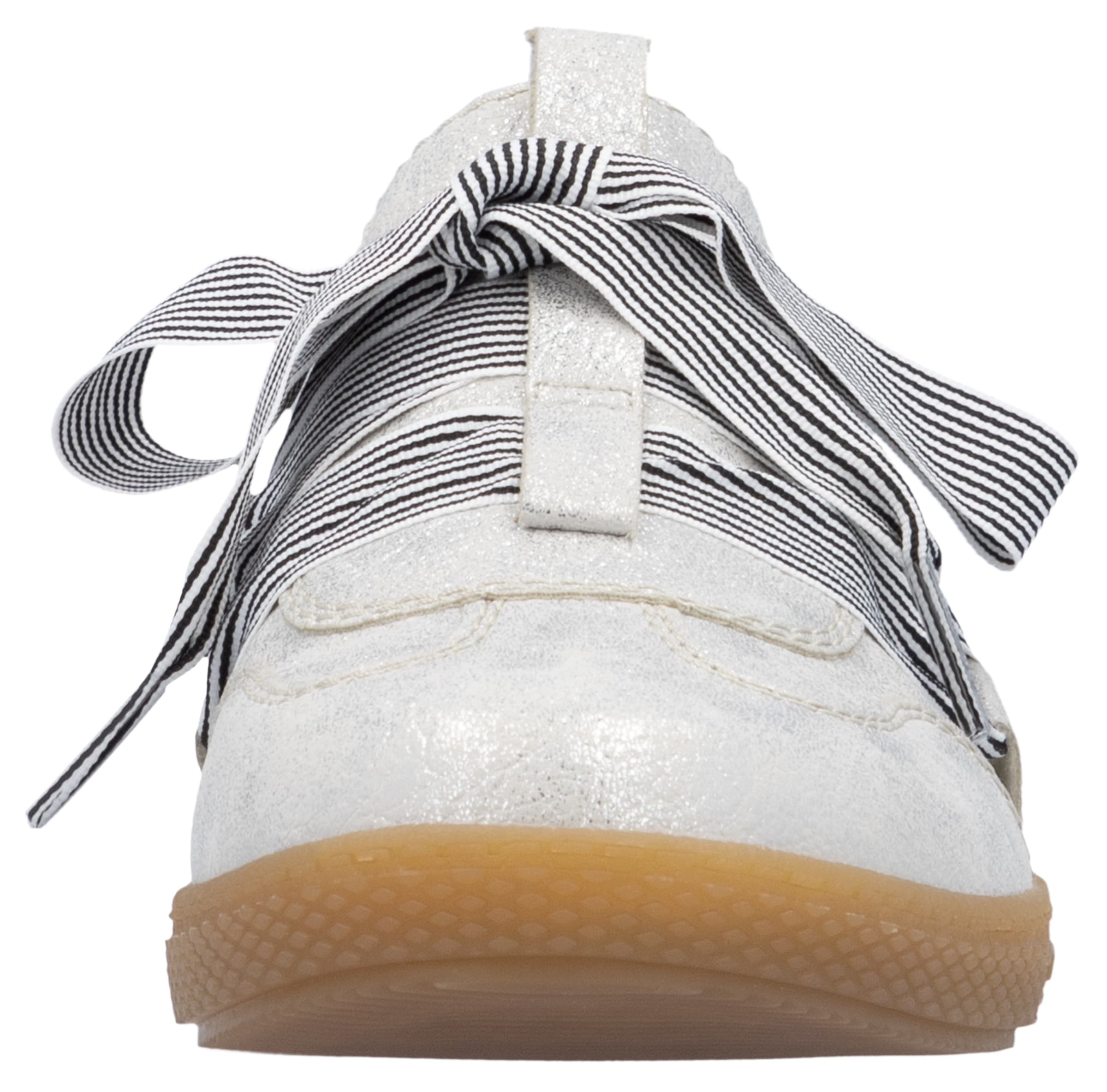 Rieker Slip-On Sneaker, Slipper, Halbschuh, Freizeitsneaker mit modischem Schnürelement