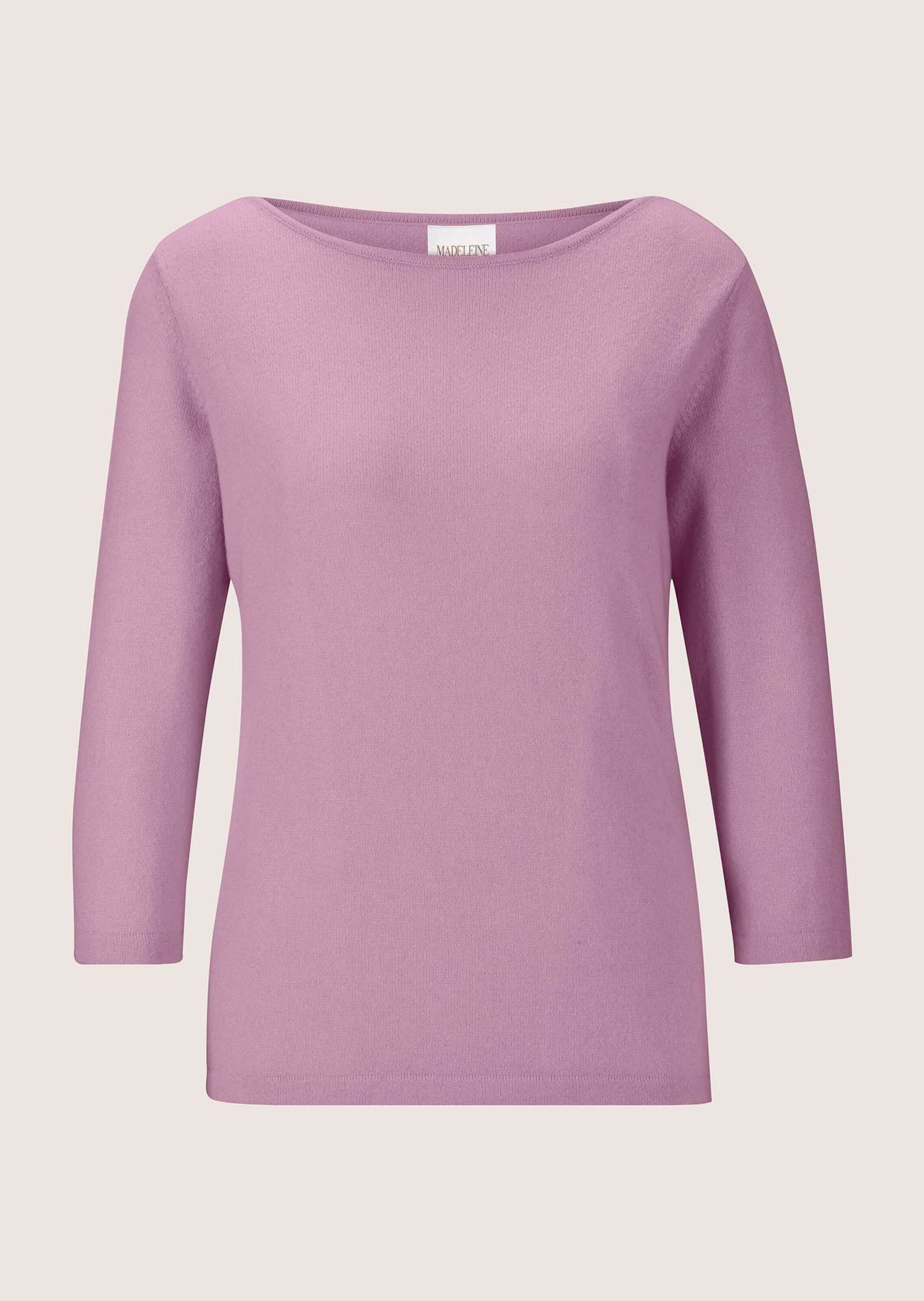 MADELEINE Longpullover "Strickpullover Kaschmirpullover mit U-Boot-Ausschni günstig online kaufen