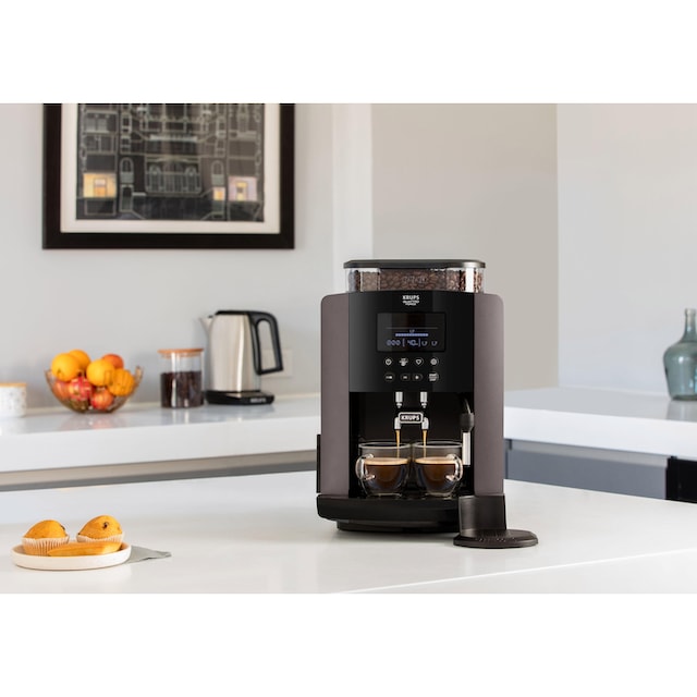 Krups Kaffeevollautomat »EA819E Arabica Latte«, Wassertankkapazität: 1,7  Liter, Pumpendruck: 15 Bar, LCD-Display auf Rechnung | BAUR