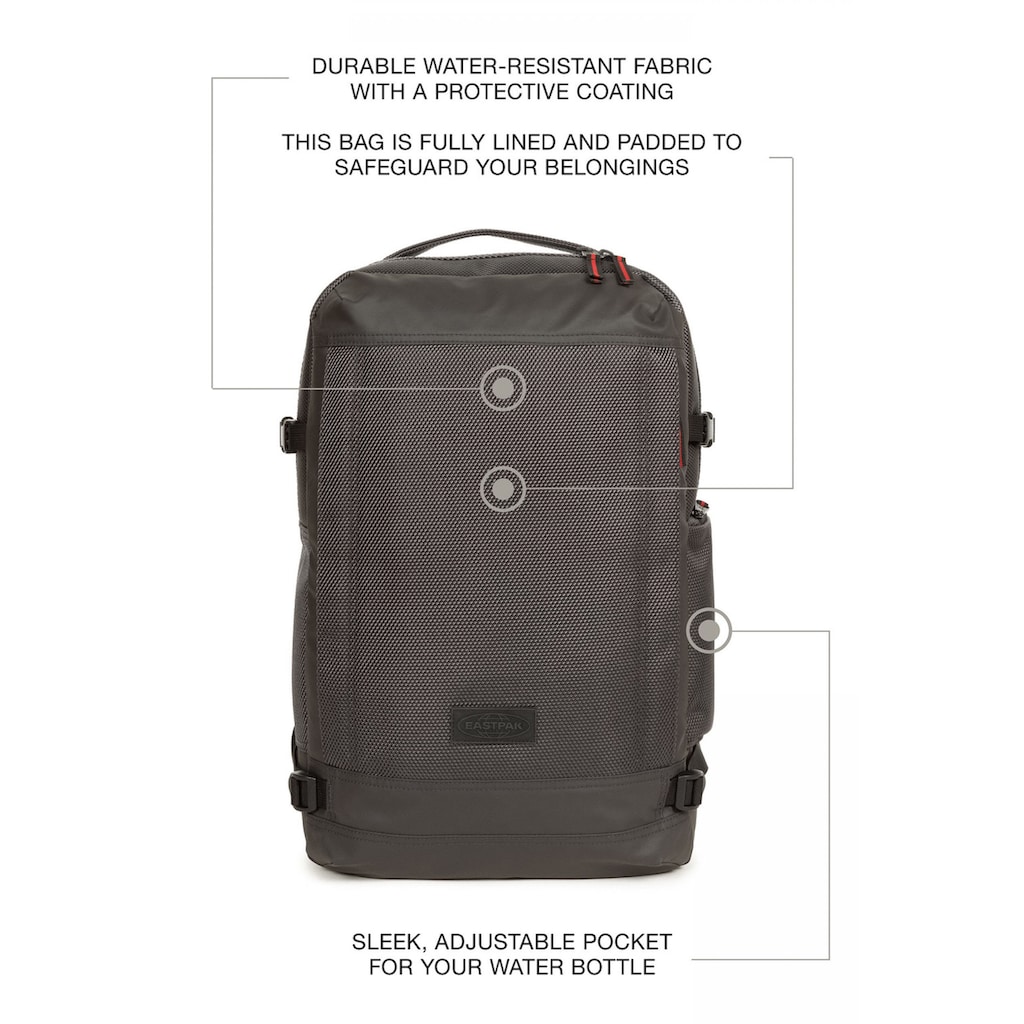 Eastpak Laptoprucksack »TECUM M«, enthält recyceltes Material (Global Recycled Standard)