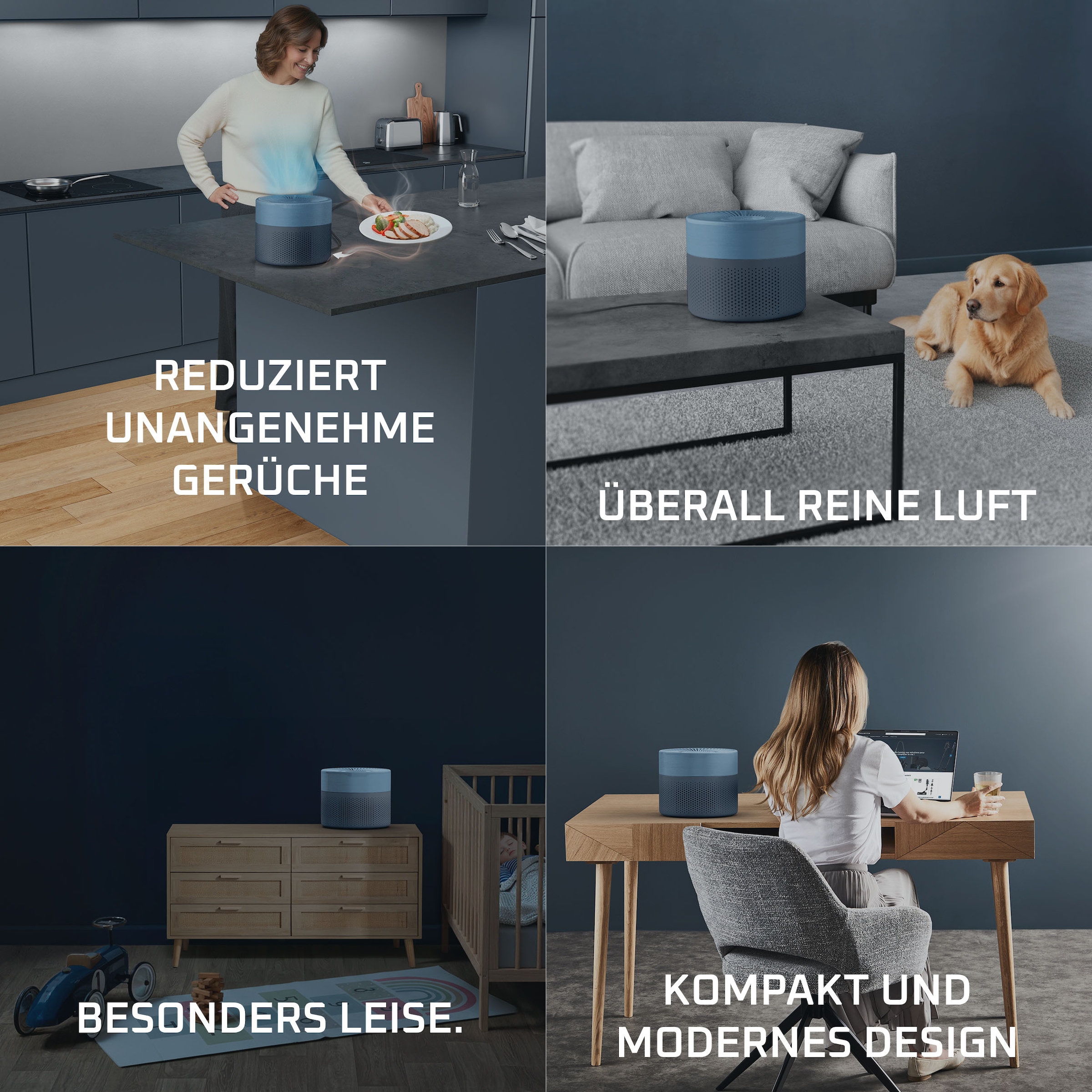 Rowenta Luftreiniger »Pure Air Mini« für 22 qm Räume ultrakompakt, besonders leise, Nachtmodus