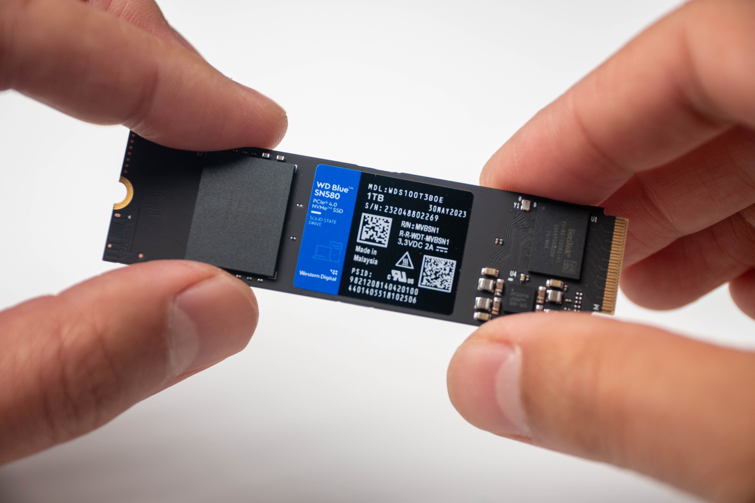 Western Digital interne SSD »WD Blue™ SN580 NVMe™«, Anschluss PCIe Gen4 NVMe 1.4b