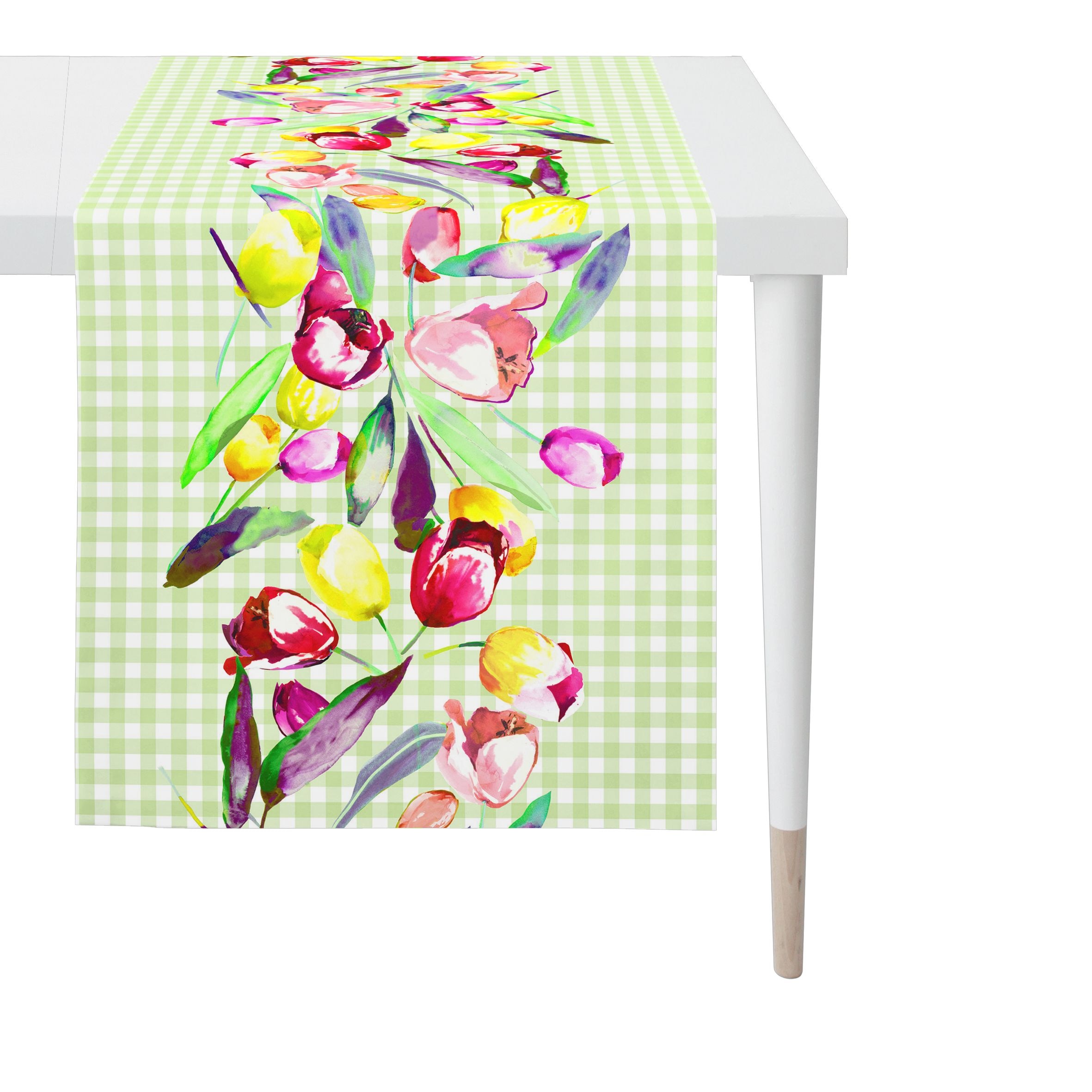 APELT Tischläufer "3106" Tulpen-Motiv