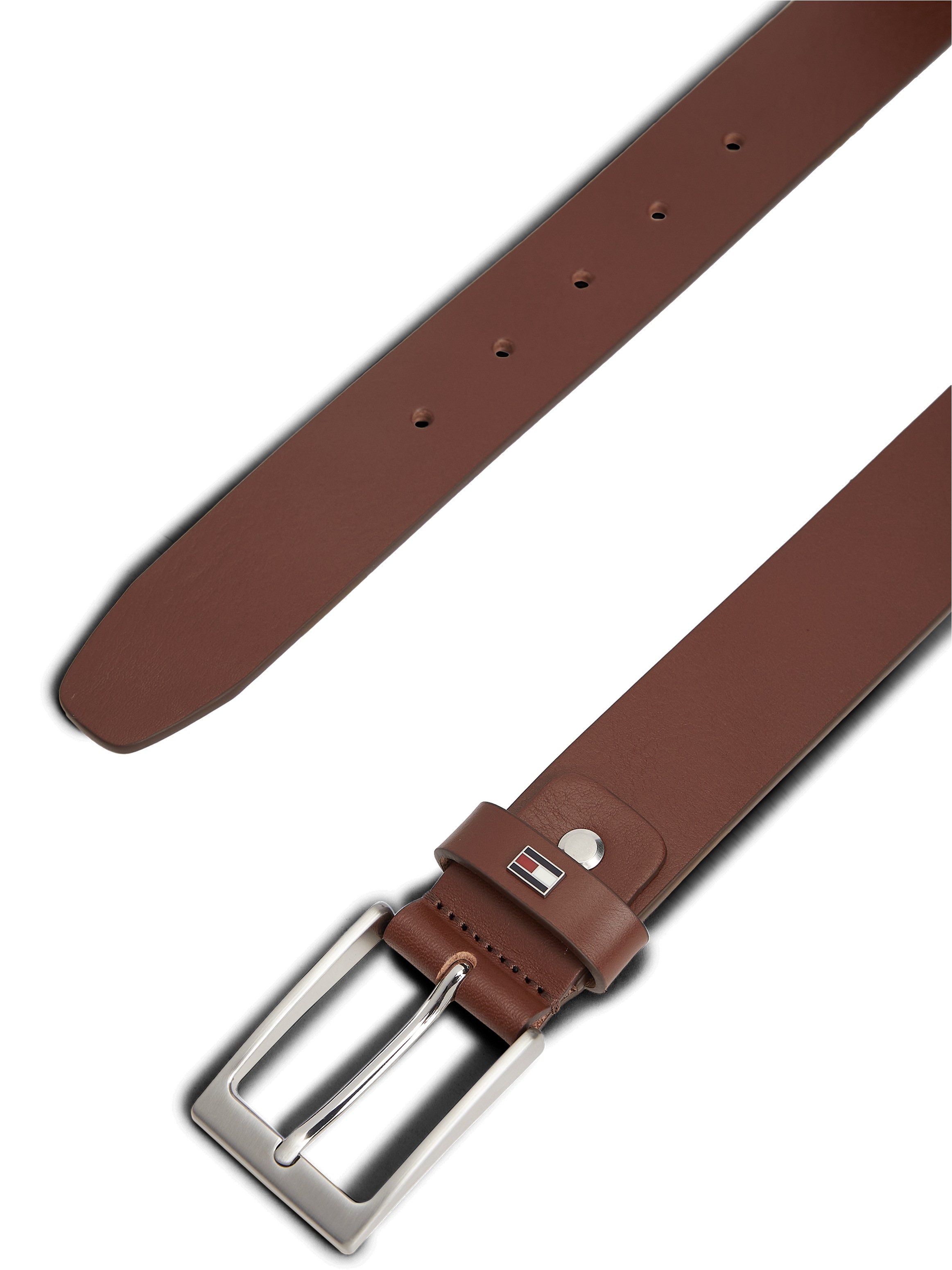 Tommy Hilfiger Ledergürtel »LAYTON 3.5 ADJ« mit Label-Pin