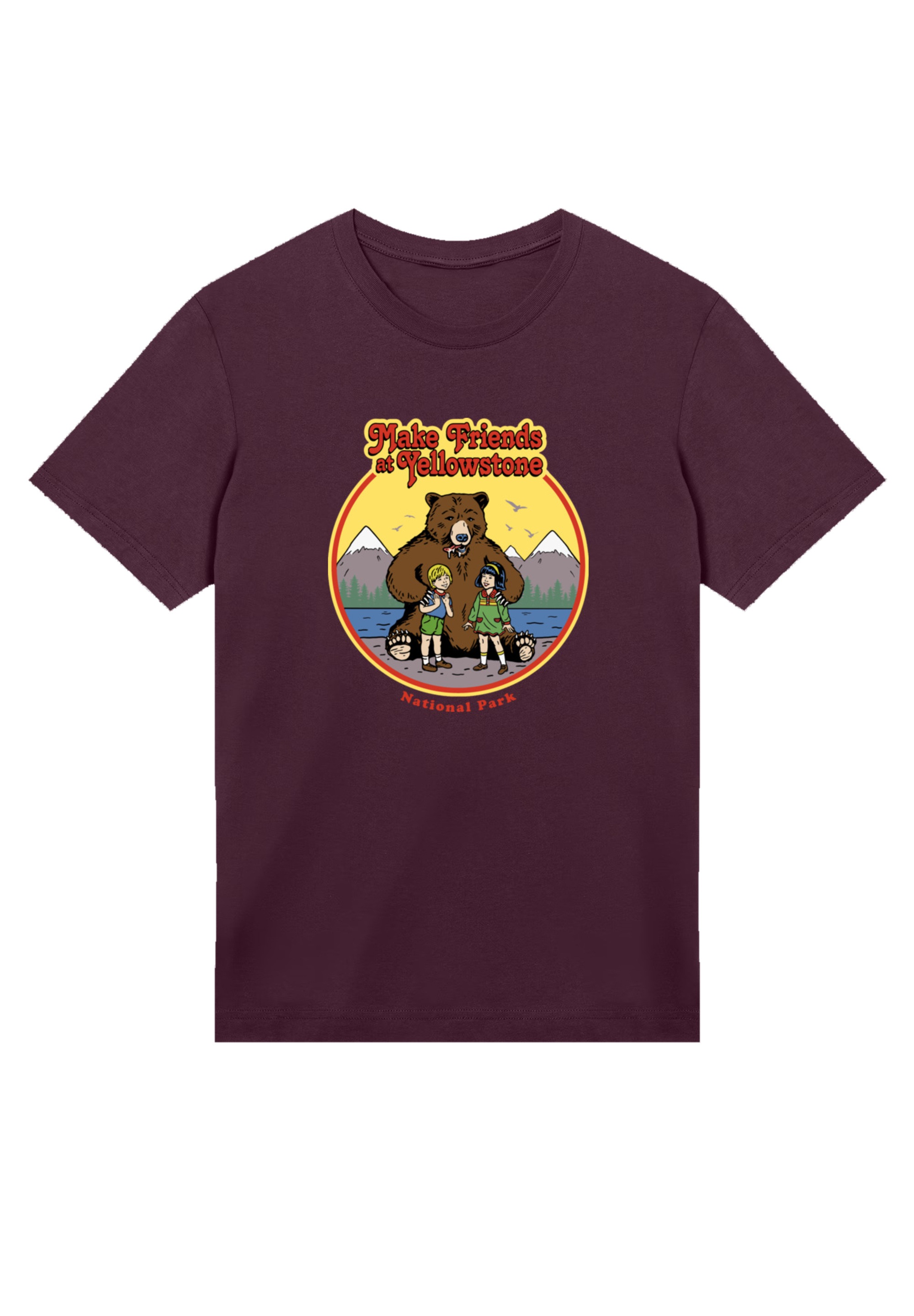 F4NT4STIC T-Shirt "US National Parks Make Friends At Yellowstone", Premium günstig online kaufen