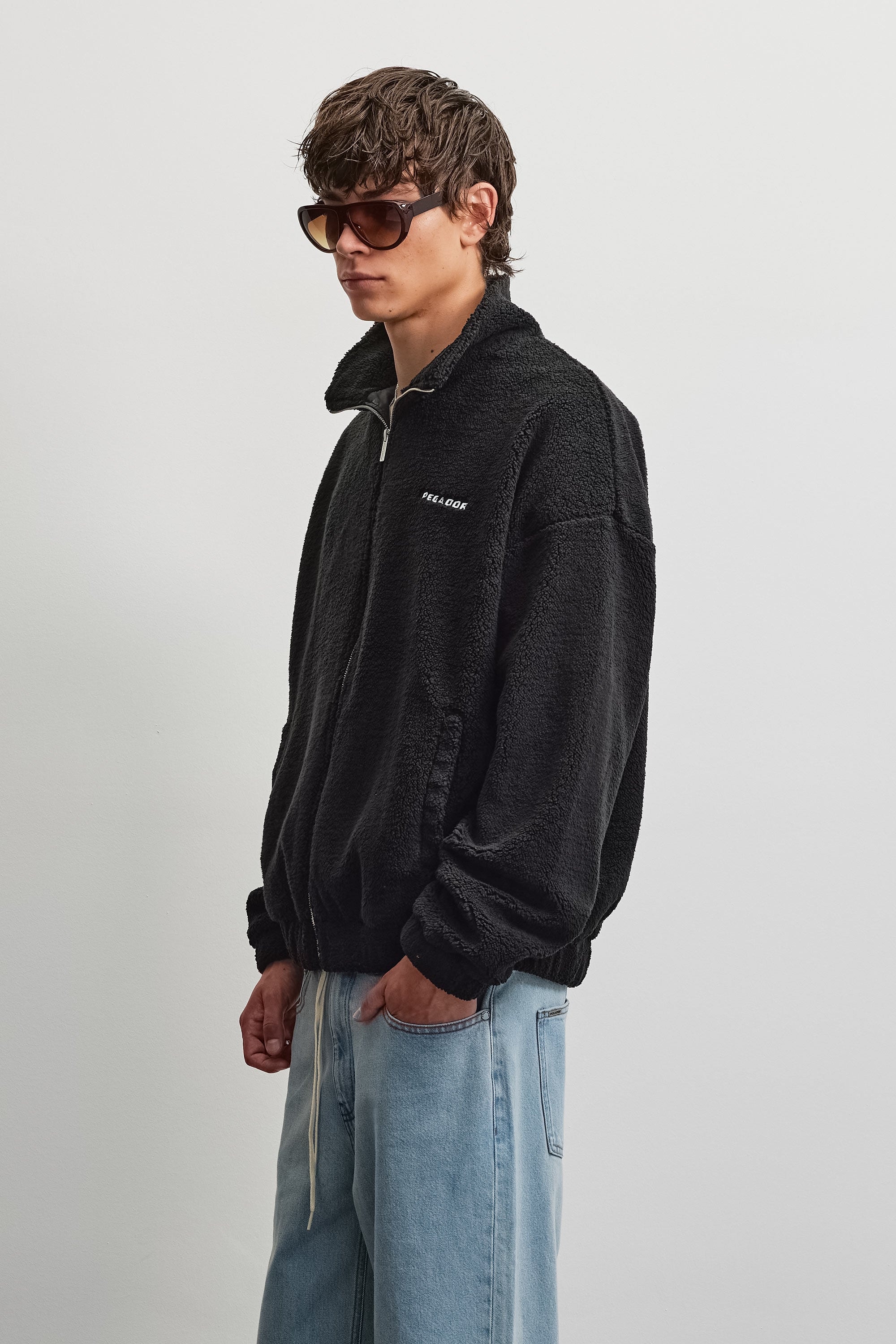 PEGADOR Sweatjacke »Alto Teddy Jacket« Kunstfaser, regular fit