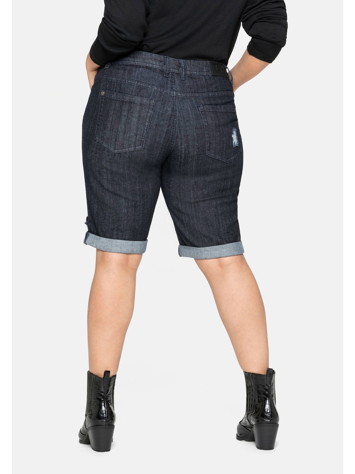 Sheego Jeansbermudas »Große Größen«, mit Stretch-Anteil