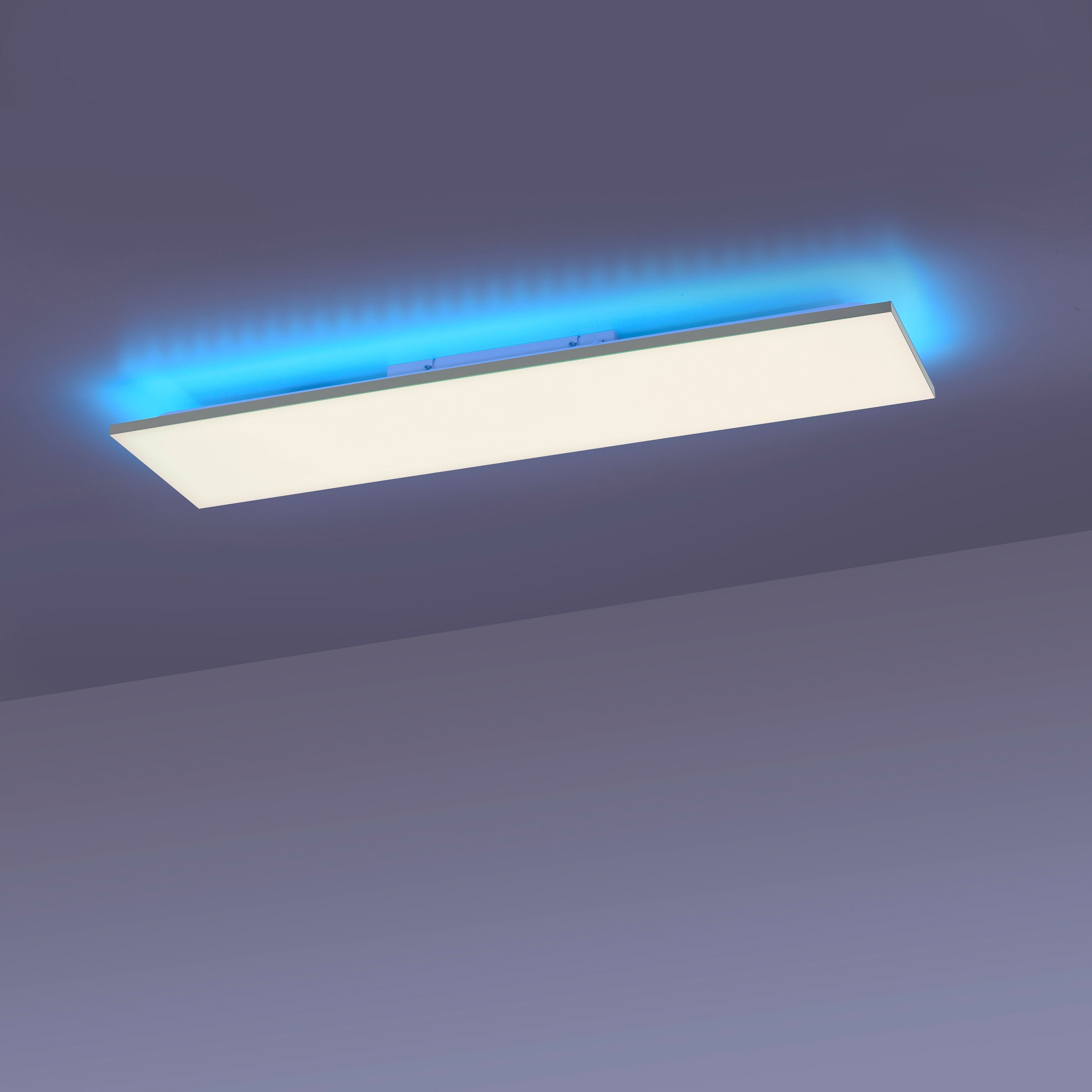 my home LED RGB, mit 2 100x25cm | Deckenleuchte rahmenlos, »Floki«, 27W+3W CCT Rainbow flammig-flammig, BAUR