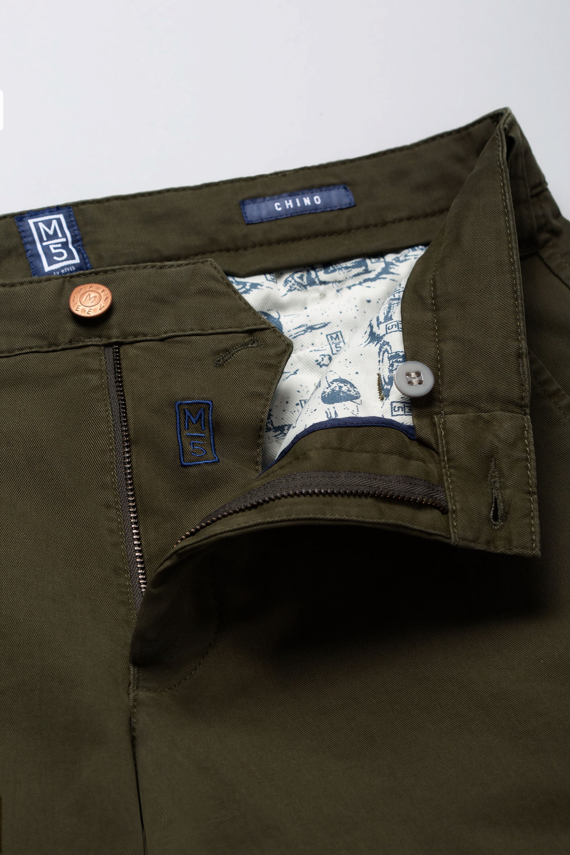 MEYER Chinos »M5 Chino«, im unifarbenen Design