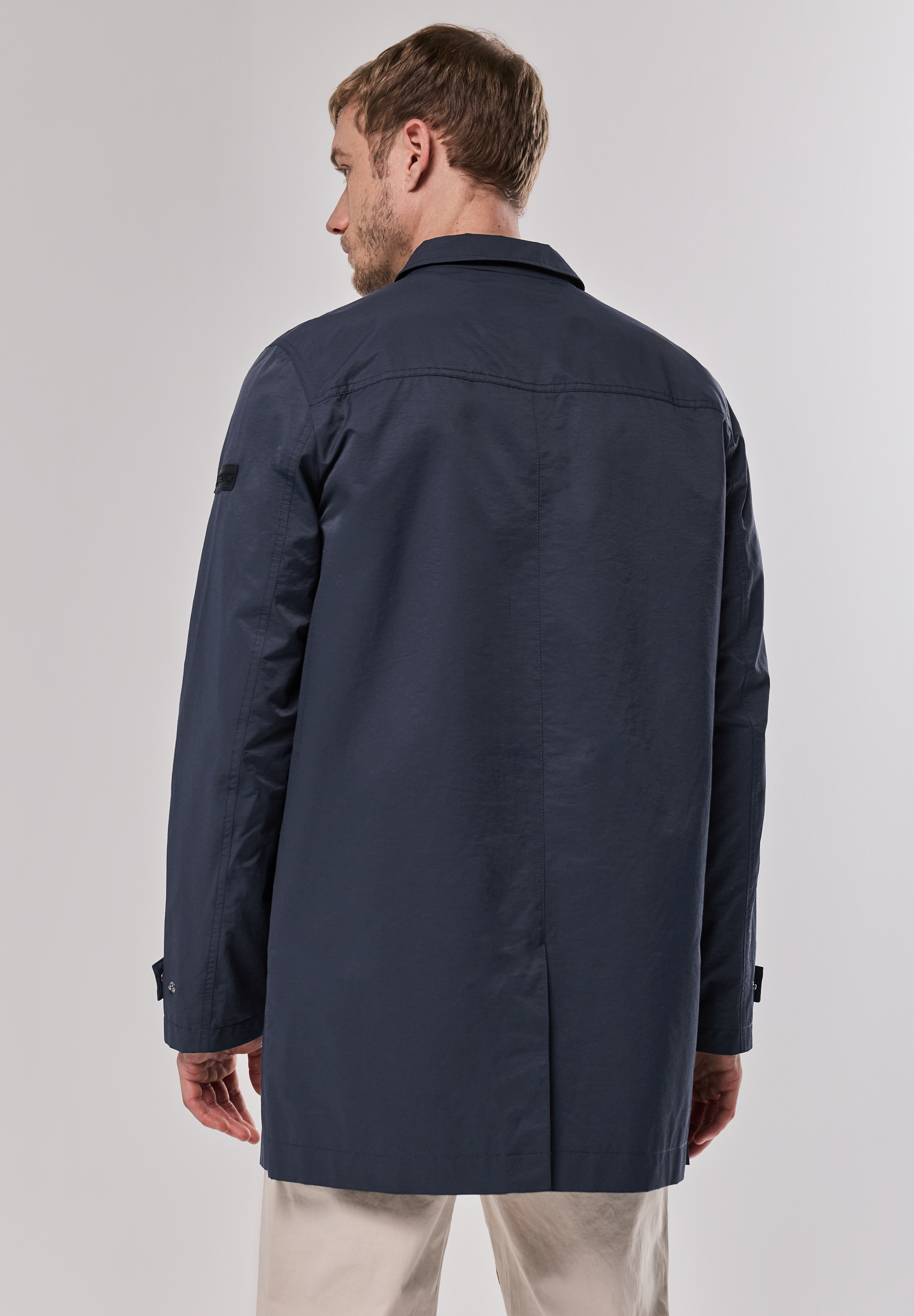 STREET ONE MEN Langjacke, ohne Kapuze, mit Kragen