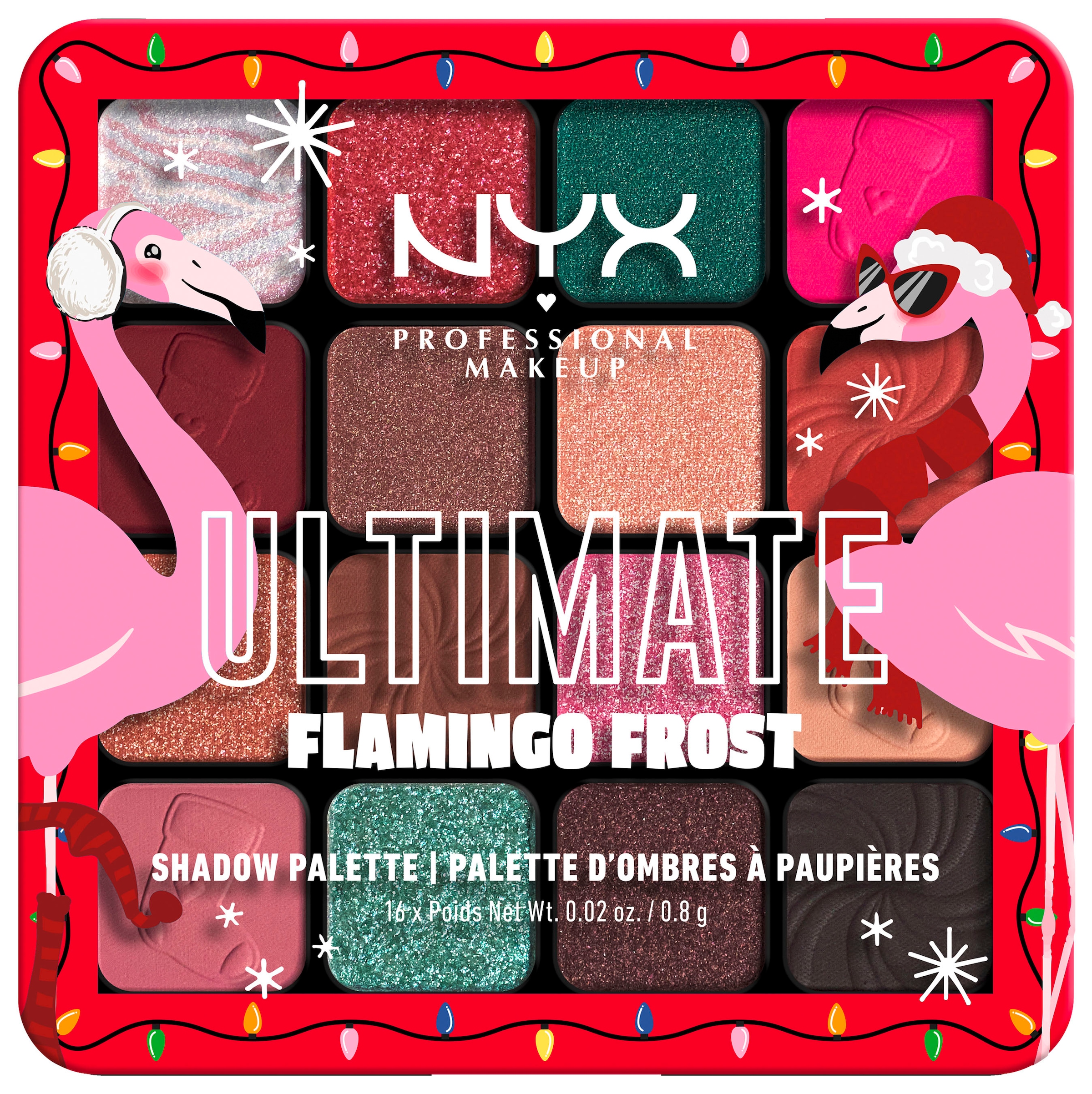 NYX Lidschatten-Palette »NYX Professional Makeup Ultimate Shadow Palette 16-Pan«, mit hochpigmentierter Farbe