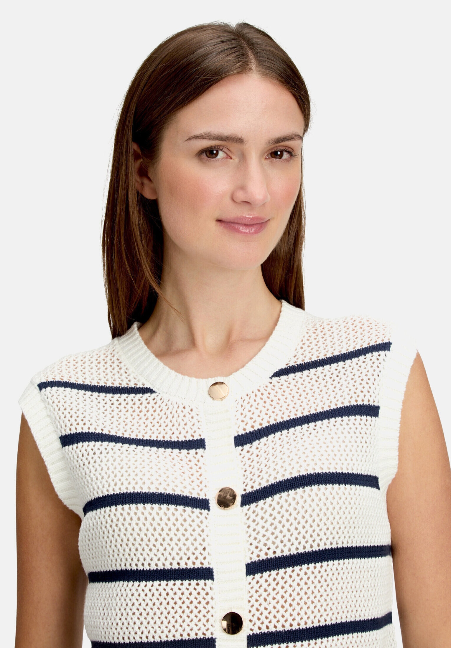 Betty&Co Strickjacke »Damen mit Lochmuster« 1 tlg.