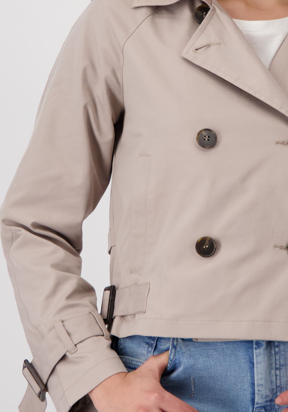 Monari Kurzjacke, ohne Kapuze, im Trench-Style