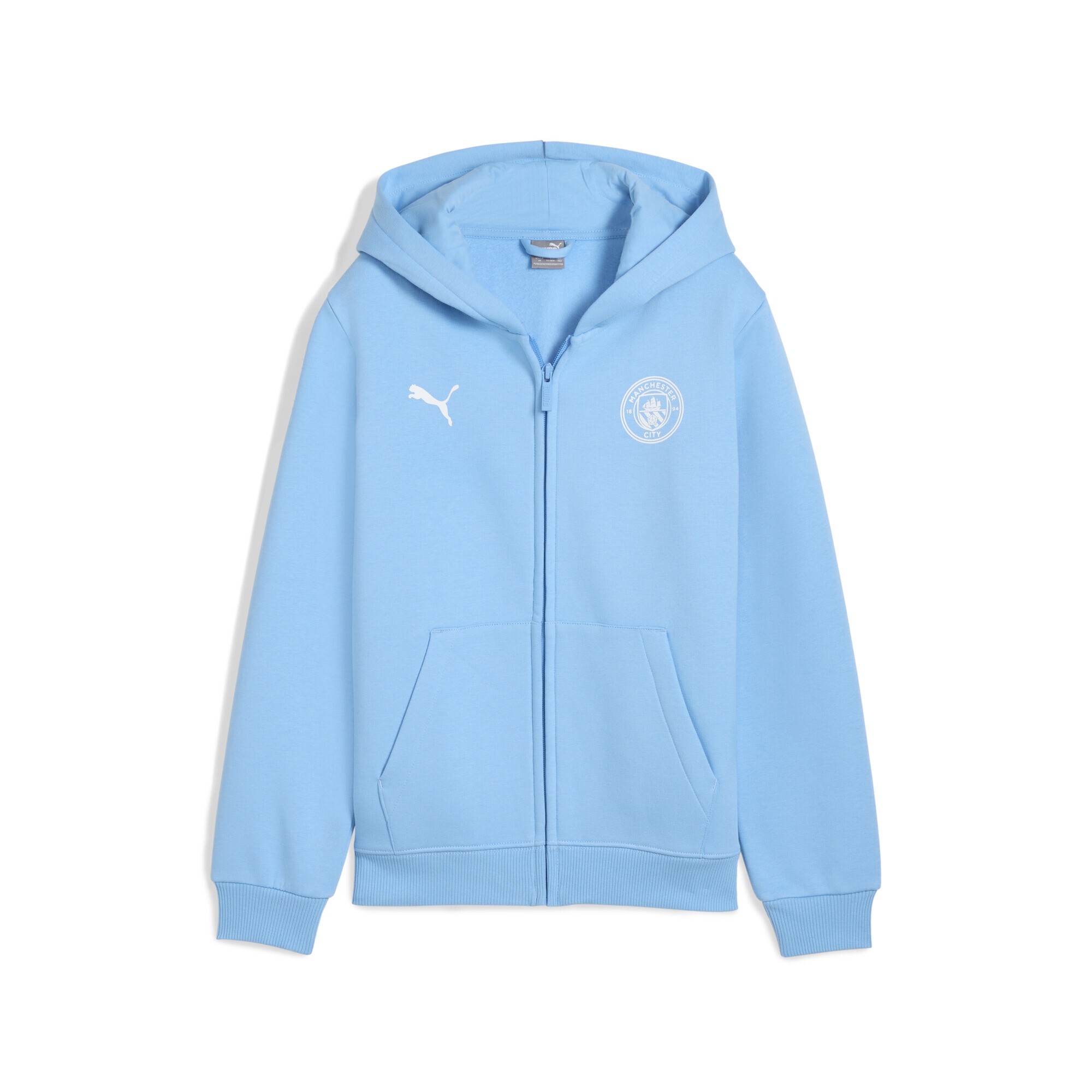 PUMA Sweatjacke "Manchester City FtblEssentials Kapuzenjacke Jugendliche"
