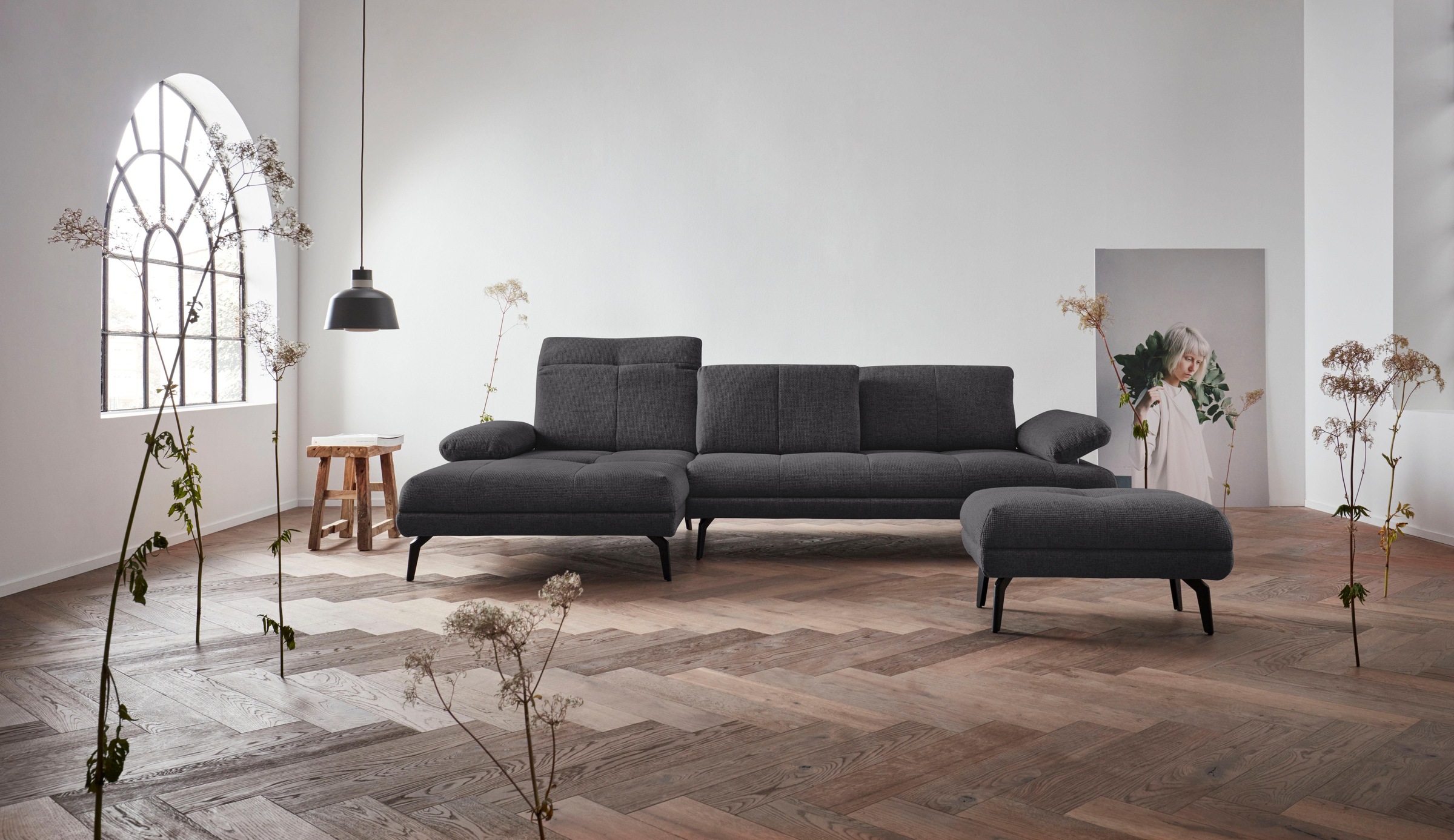 Home affaire Ecksofa »Stenlille Muktifunktionssofa, L-Form« incl. Sitztiefen-, Kopfteil- und Armteilverstellung