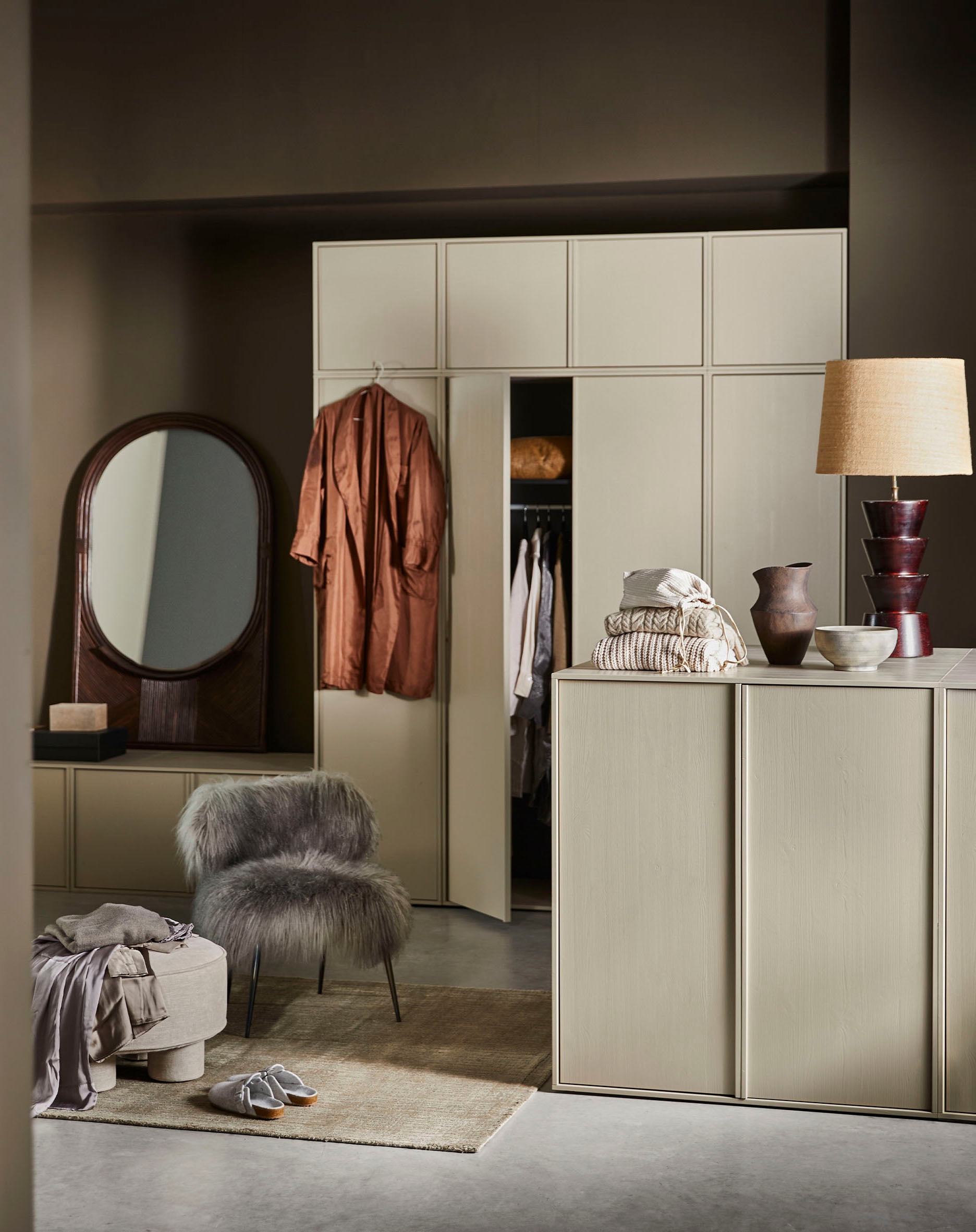 WOOOD Highboard »Daily Hochkommode«, Kommode mit Push-to-Open Funktion, Höhe 110 cm, Breite 50 cm