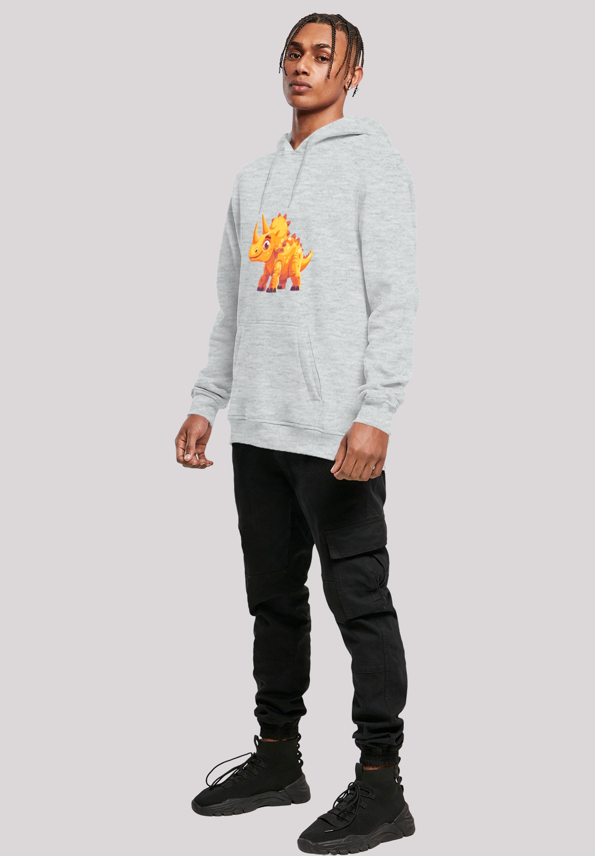 F4NT4STIC Kapuzenpullover »Süßer Triceratops Dinosaurier«, Premium Qualität