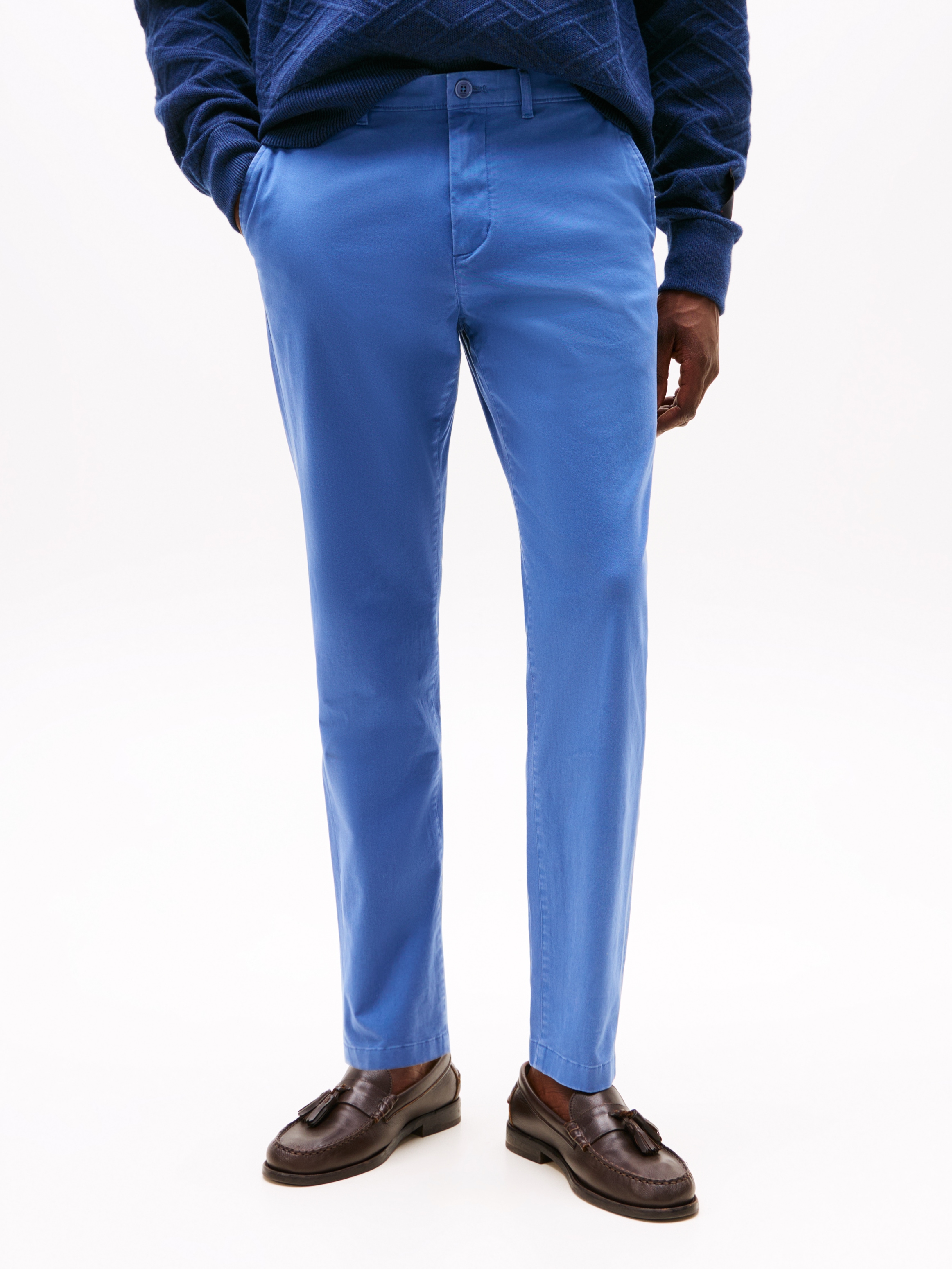 Tommy Hilfiger Chinohose "HARLEM ESSENTIAL" Tapered Leg, Basic, schlichtes günstig online kaufen