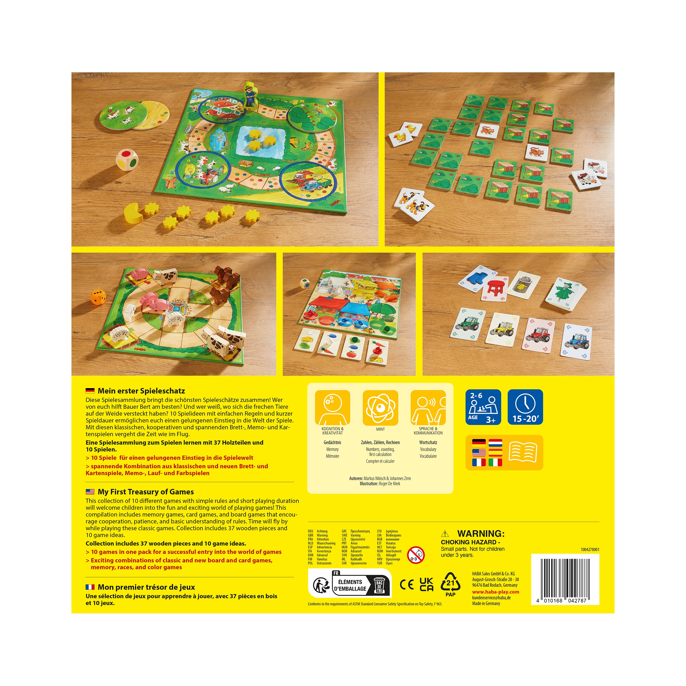 Haba Spielesammlung »Mein erster Spieleschatz« Made in Germany