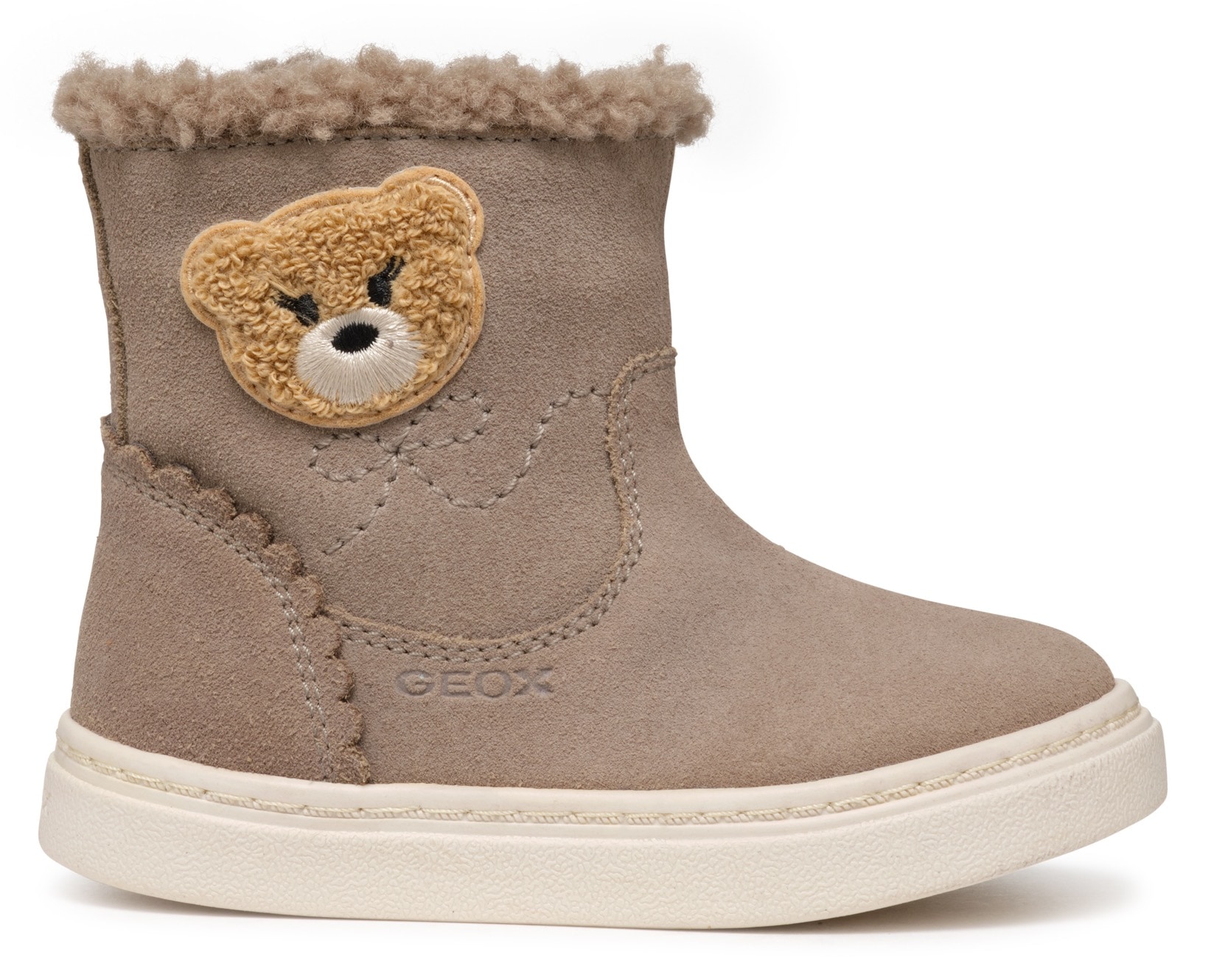 Geox Winterboots »B NASHIK GIRL A«, Klettstiefel, Babystiefel Winterstiefel mit süßem Patch