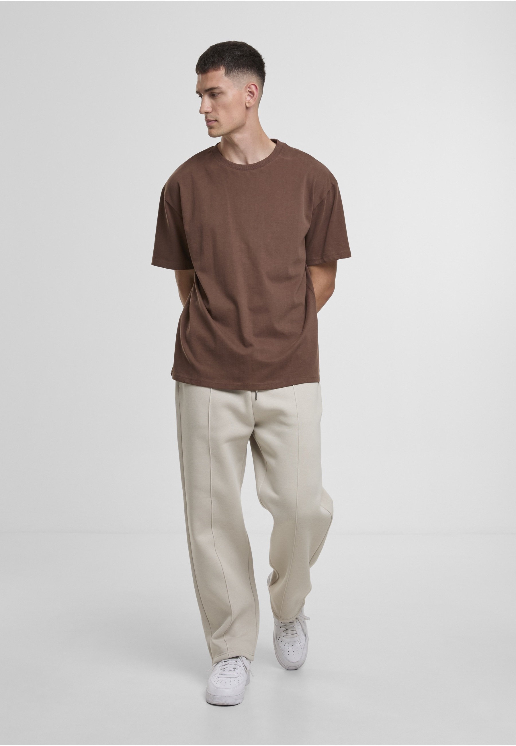 URBAN CLASSICS Stoffhose »Urban Classics Fluffy Pintuck Trackpants«
