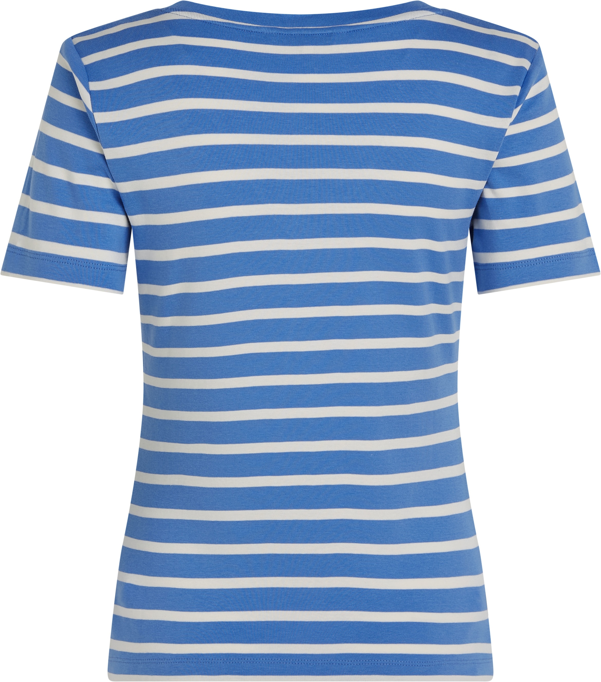 Tommy Hilfiger T-Shirt »SLIM CODY V-NK SS«, mit Logostickerei