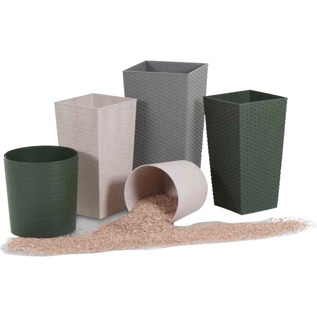 Wohnen Wohnaccessoires Siena Garden Pflanzkübel, Rillenoptik, rund Wohnen Wohnaccessoires Siena Garden Pflanzkübel, Rillenoptik, rund