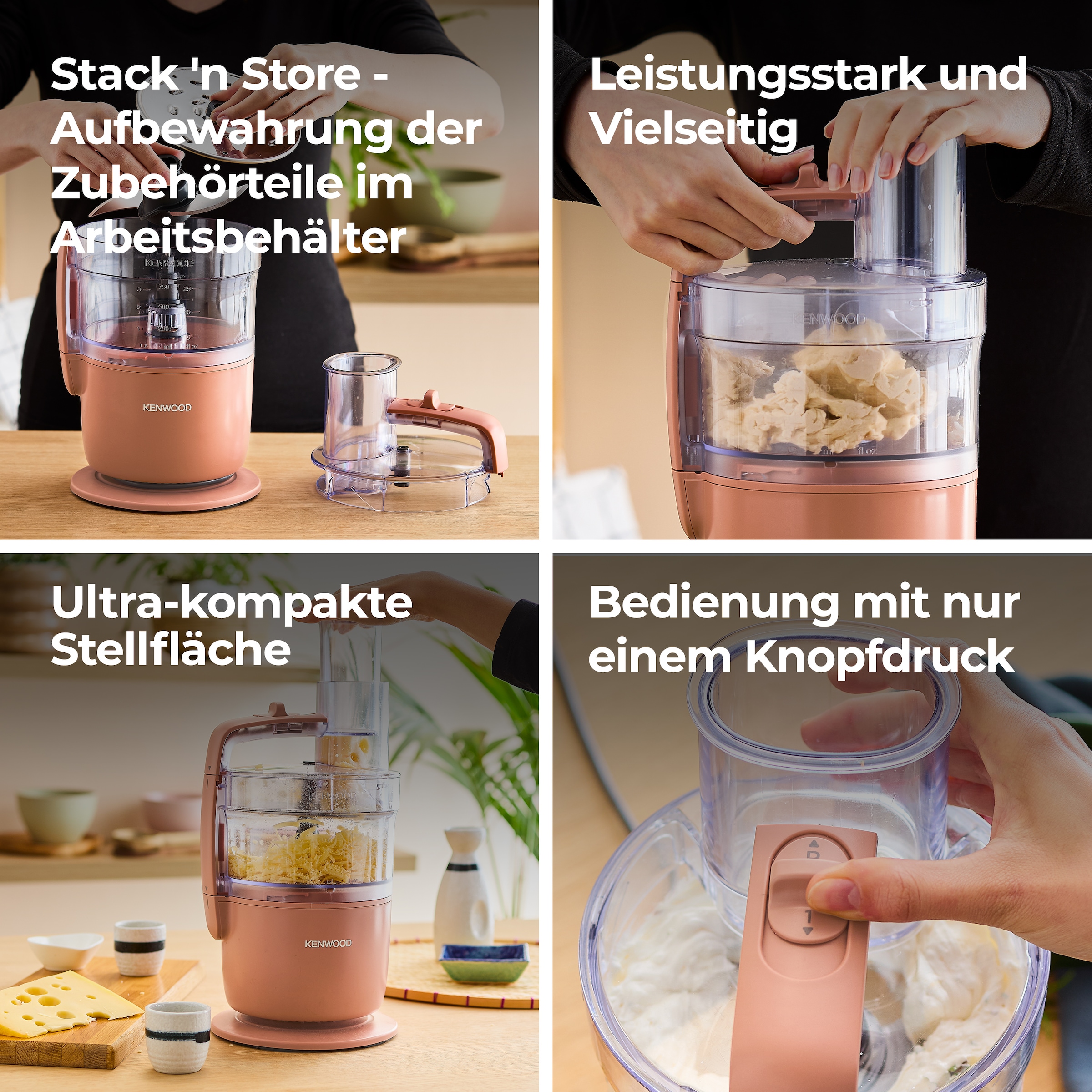 KENWOOD Kompakt-Küchenmaschine »MultiPro Go FDP22.130GY«