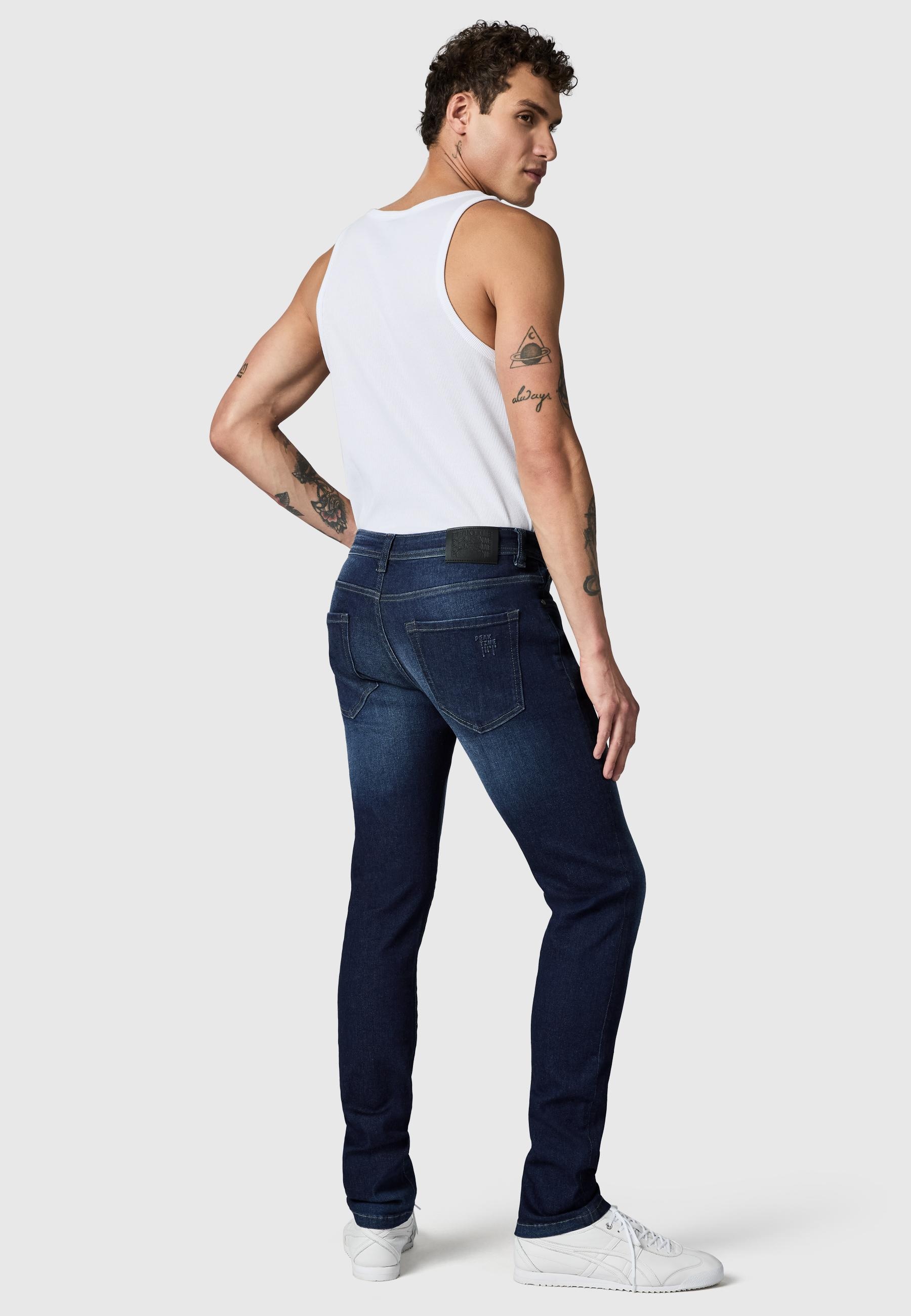 PEAK TIME Slim-fit-Jeans »München« Herren Jeans mit Destroyed-Optik
