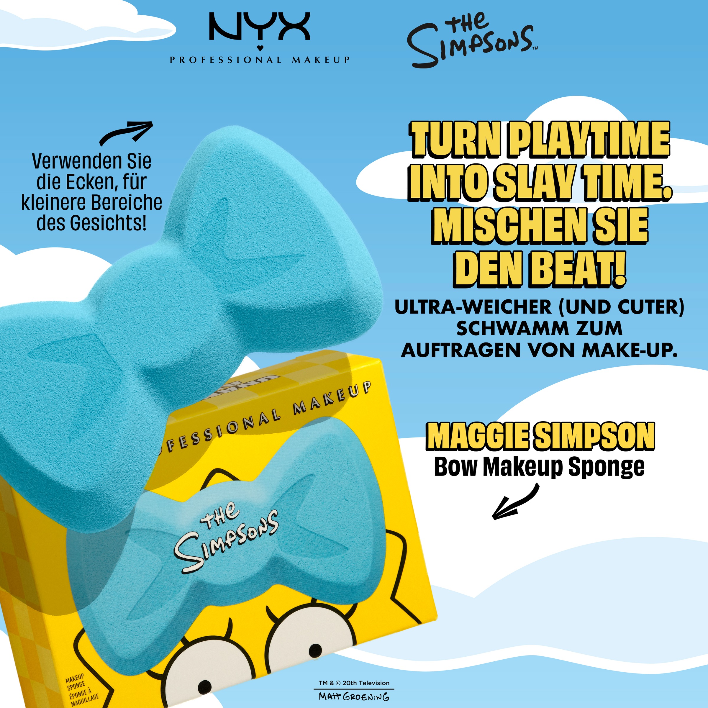 NYX PROFESSIONAL MAKEUP Make-up »MAGGIE SIMPSON MAKE-UP SCHWAMM«