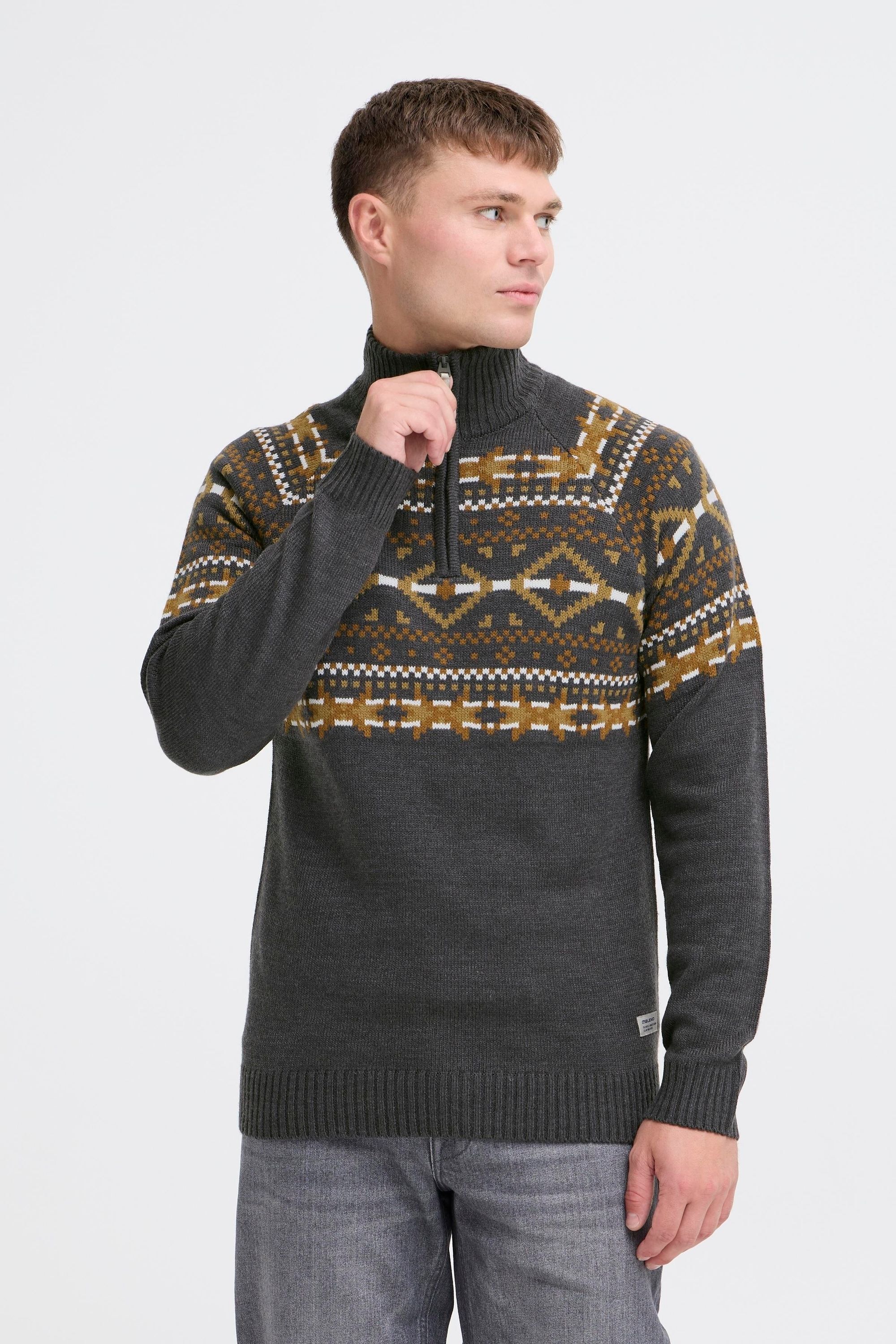 Blend Troyer "BHNilo", Klassischer Troyer mit Reißverschluss günstig online kaufen