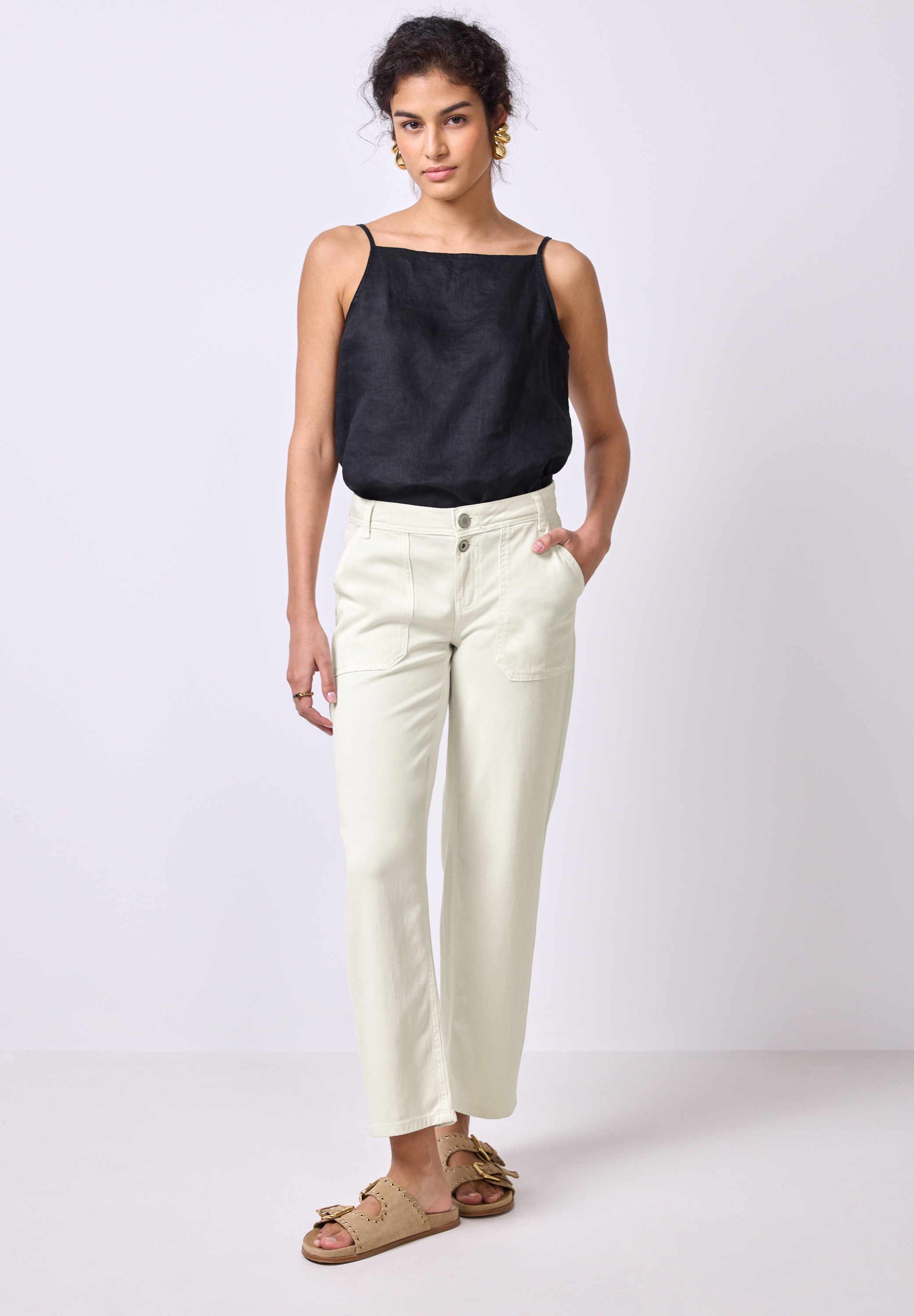 STREET ONE STUDIO Comfort-fit-Jeans, Middle Waist