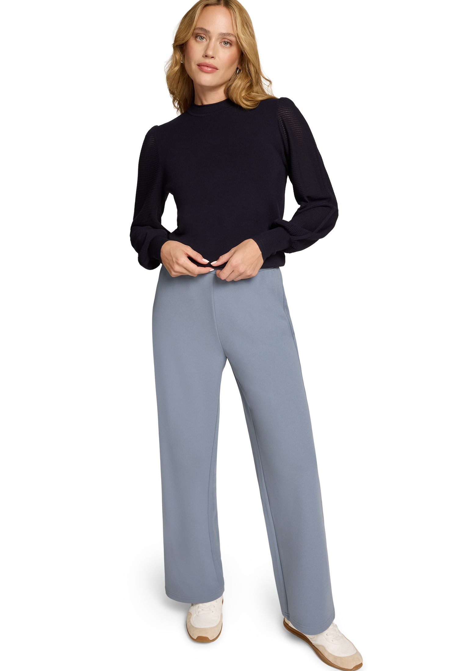 Zero Stoffhose »Damen mit elastischem Bund 28 Inch«  Plain/ohne Details